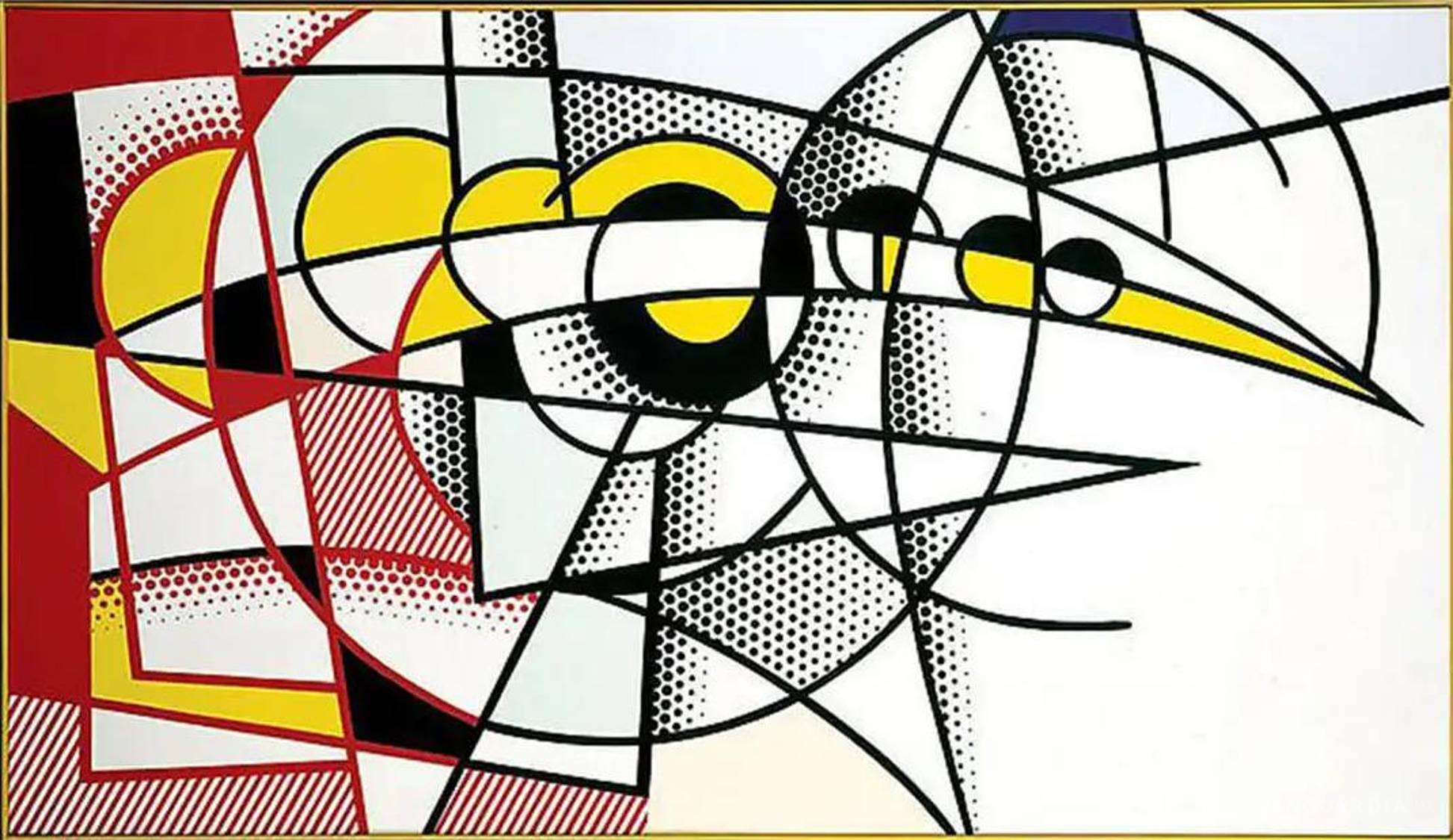 $!”Eclipse de Sol II” de Roy Lichtenstein.
