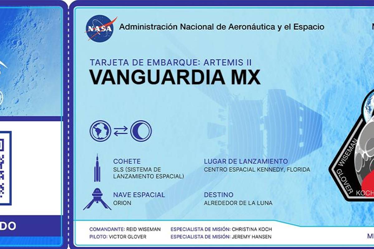 $!Pase de abordaje para la misión Artemis II