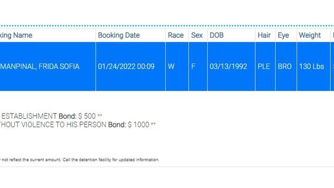 $!Frida Sofía, hija de Alejandra Guzmán, fue detenida en EU; filtran imágenes