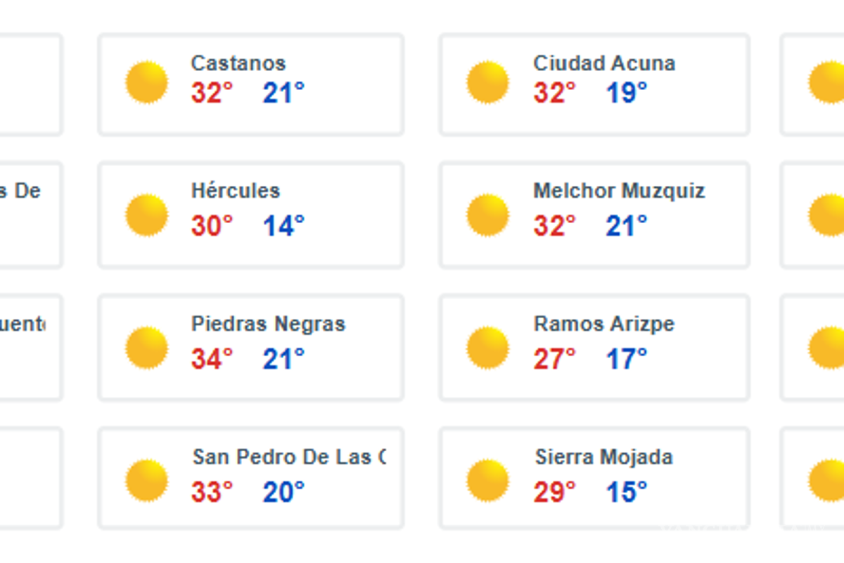 $!Frente Frío #8 se desplaza con refrescamiento de temperaturas al noreste de México