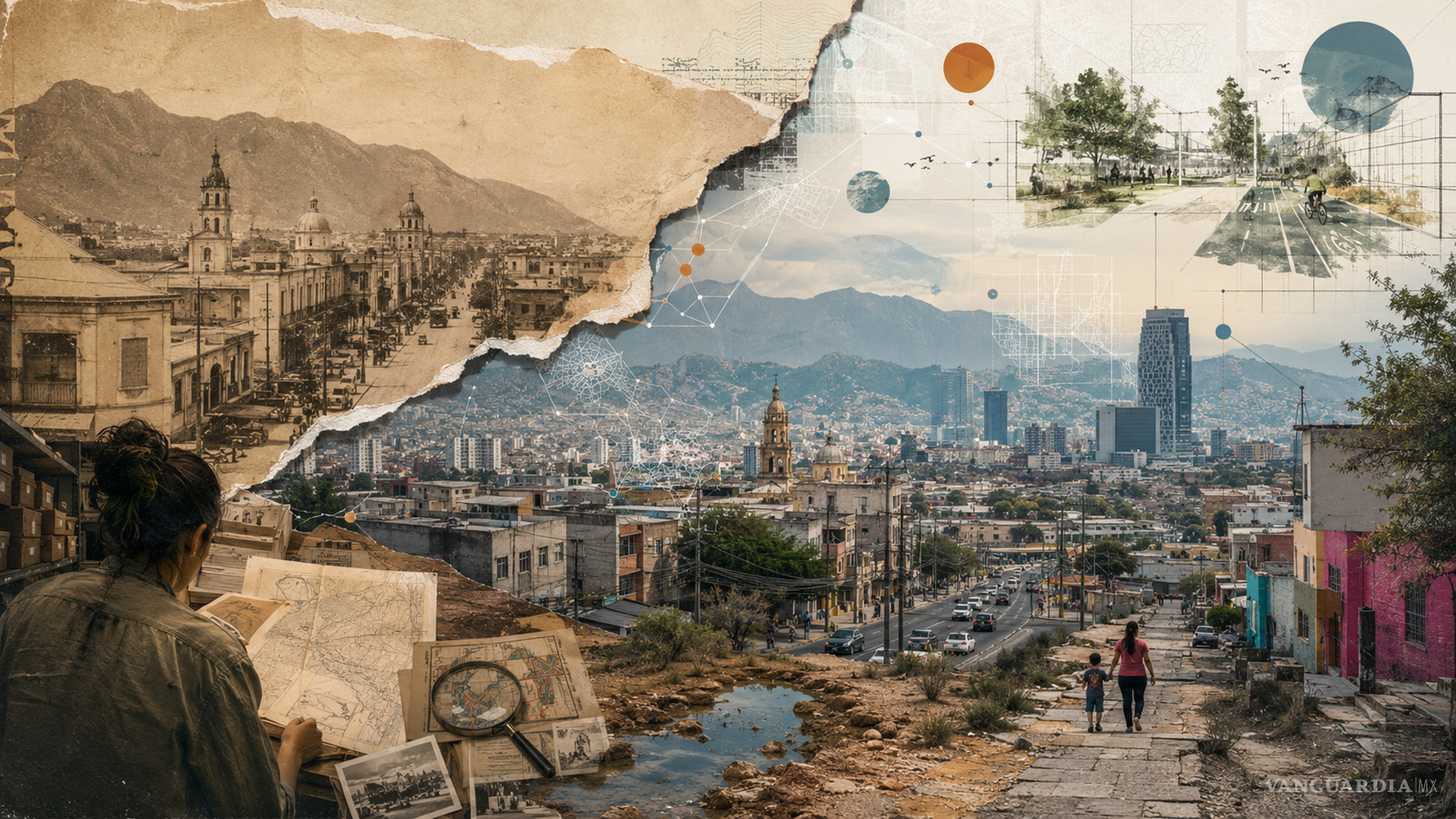 $!Entre archivos, memoria y crecimiento urbano, Saltillo se revela como una ciudad construida por su pasado, atravesada por sus contradicciones presentes y todavía abierta a futuros posibles.