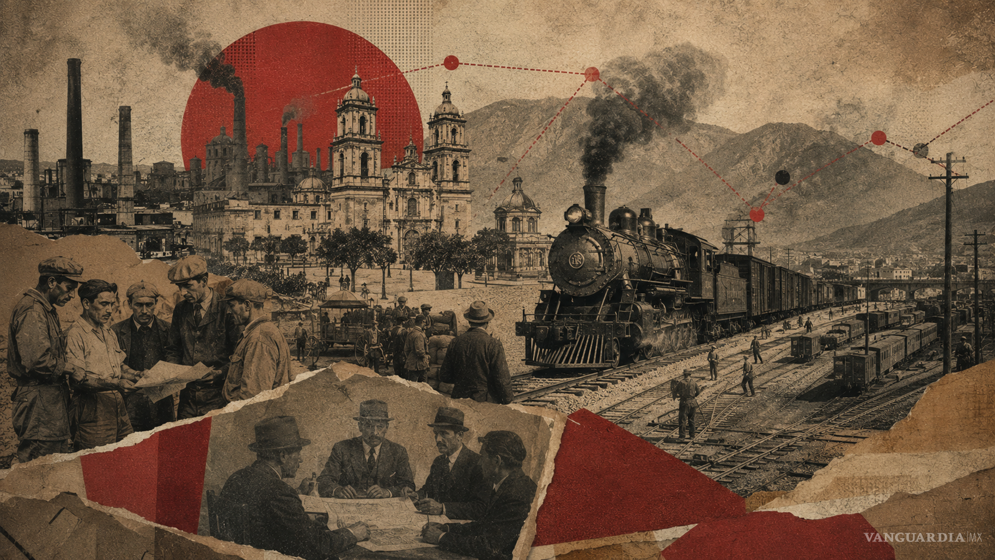 $!Ferrocarril, industria, ciudad y organización laboral: el trasfondo material del norte mexicano ayuda a entender por qué el malestar político de 1931 no necesitaba llegar desde fuera para echar raíces.