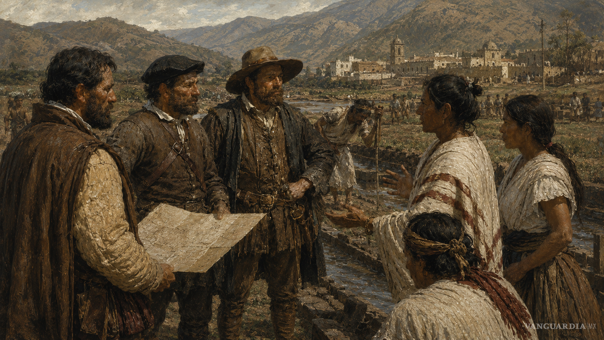 $!A finales del siglo XVI, los primeros pobladores de Saltillo no sólo ocuparon el valle: comenzaron a repartirse y transformar el territorio. Alberto del Canto recibió cinco caballerías de tierra; Santos Rojo, doce; y Juan Navarro, además de cinco caballerías, obtuvo sitios para ganado, un molino y un solar para casa y huerta