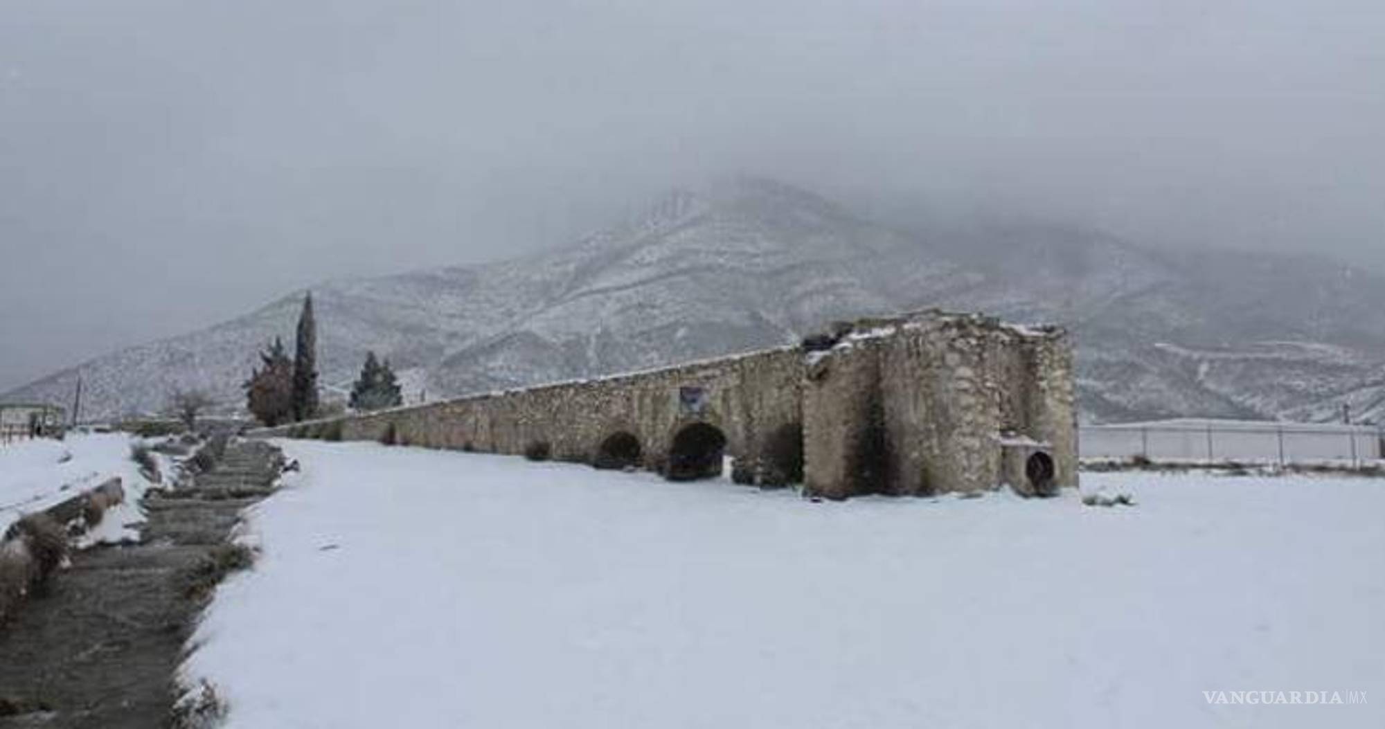 $!Así lució Bella Unión durante la nevada del 2017.