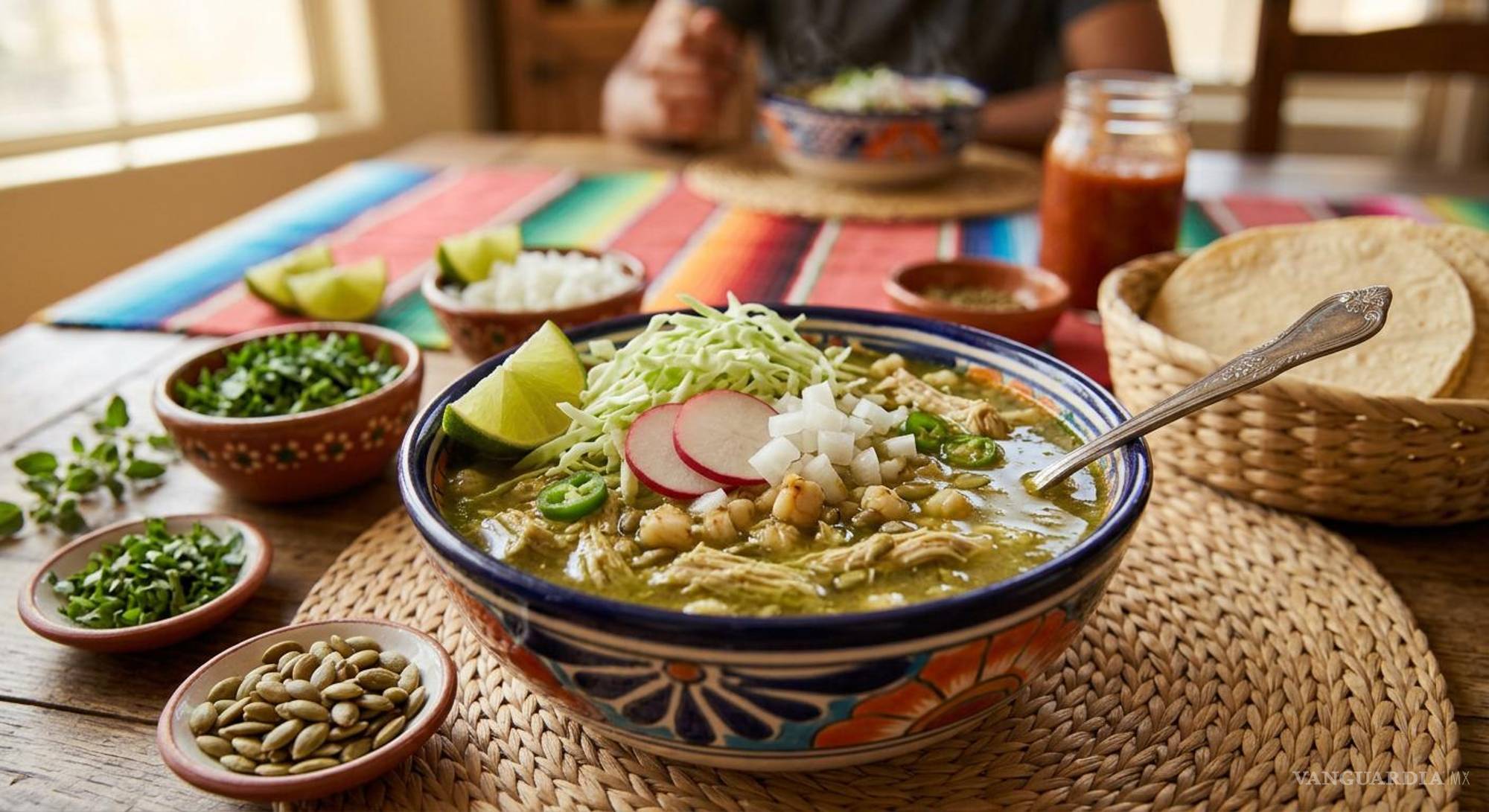 $!Con su toque fresco y herbal de tomatillo verde, este platillo tradicional se consolida como una de las alternativas preferidas para la ‘Noche Mexicana’ en Saltillo.