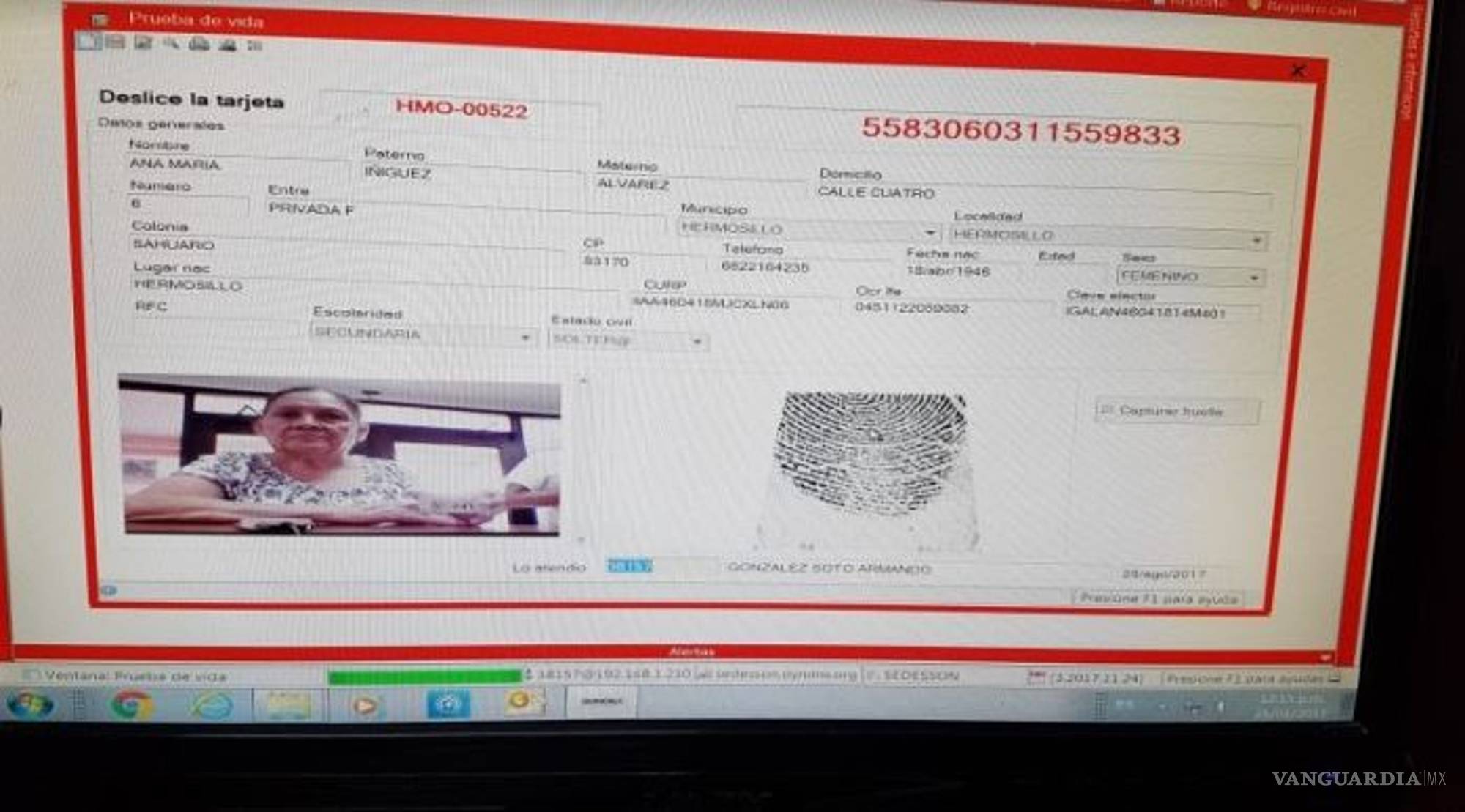 $!Sedesson pone en riesgo la privacidad de personas en pobreza... por mil pesos, adultos mayores de Sonora facilitan sus datos biométricos