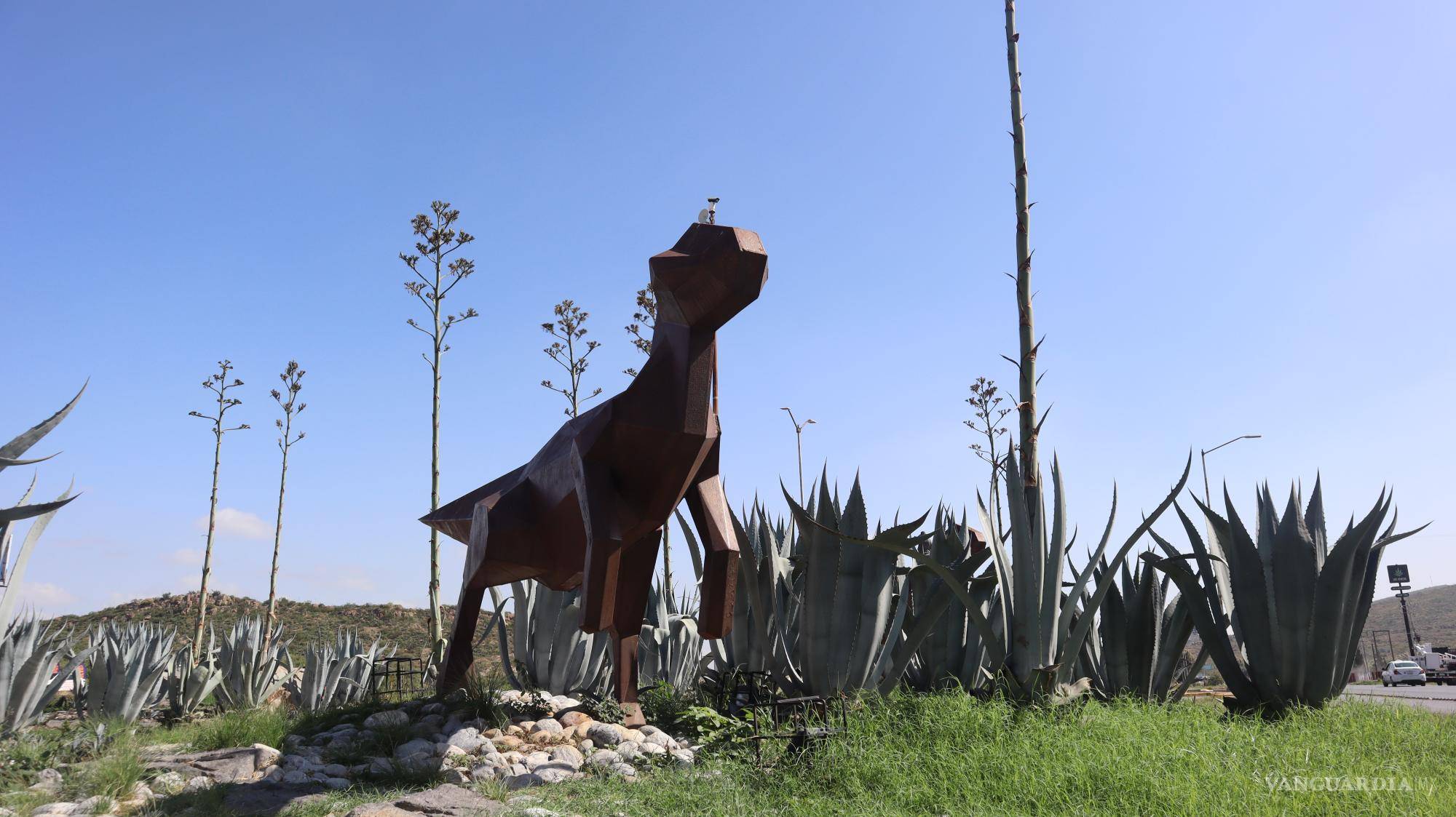 $!Dinosaurio en los límites de Saltillo y Ramos Arizpe.