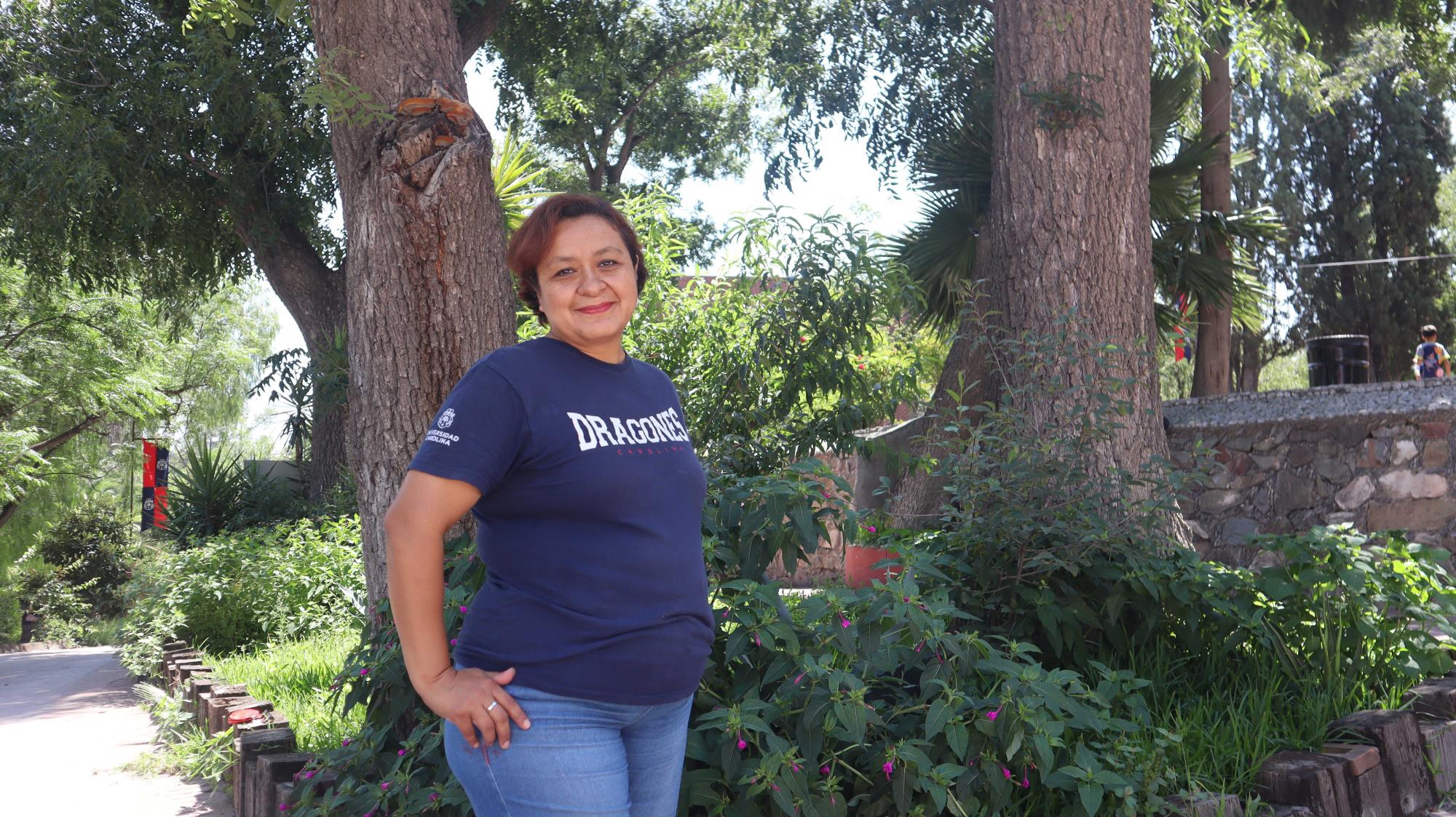 $!Gabriela García Deras llegó a la ciudad hace 17 años, por cuestiones de trabajo; dice que aquí se vive bastante bien.