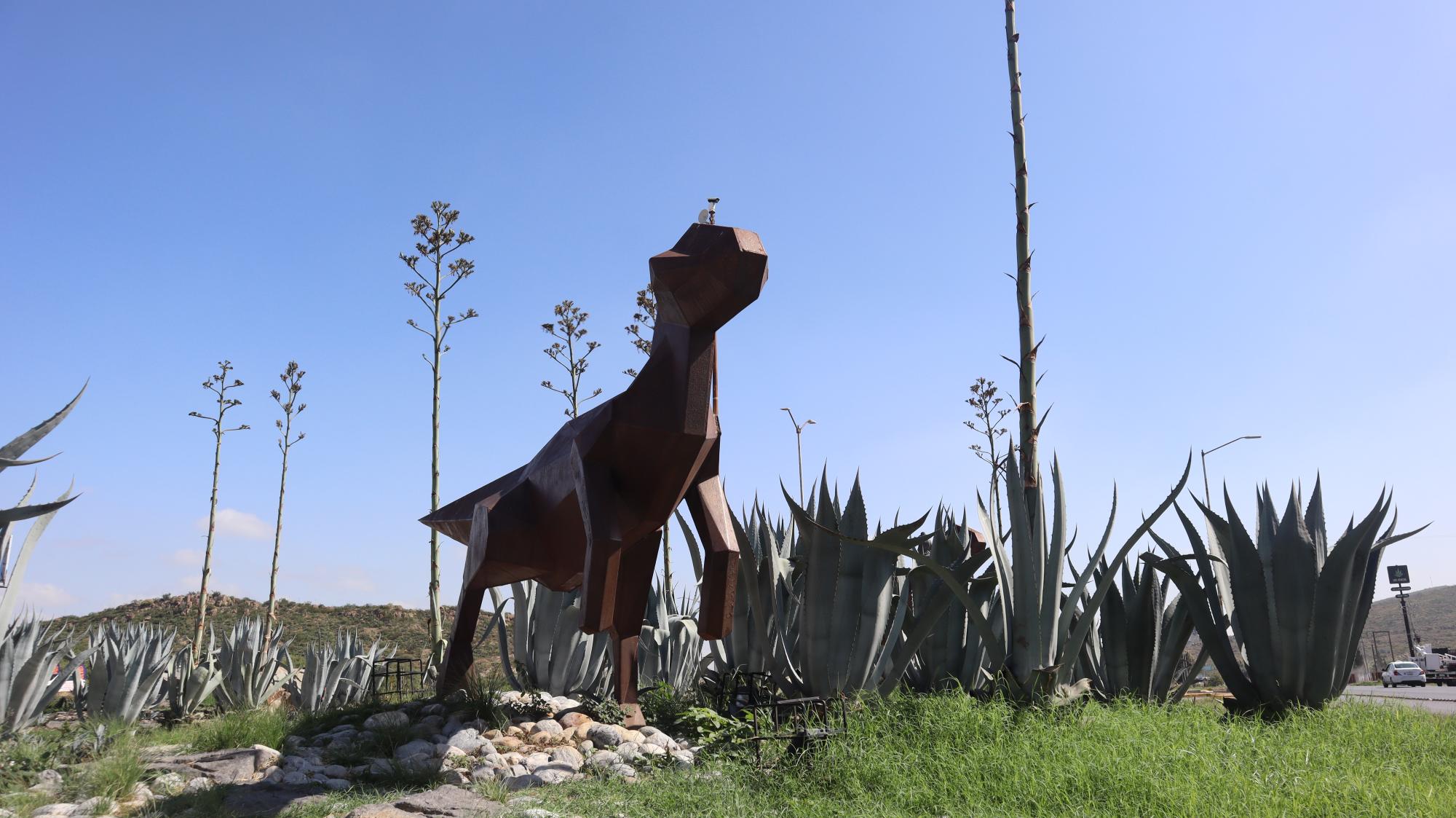$!Dinosaurio en los límites de Saltillo y Ramos Arizpe.