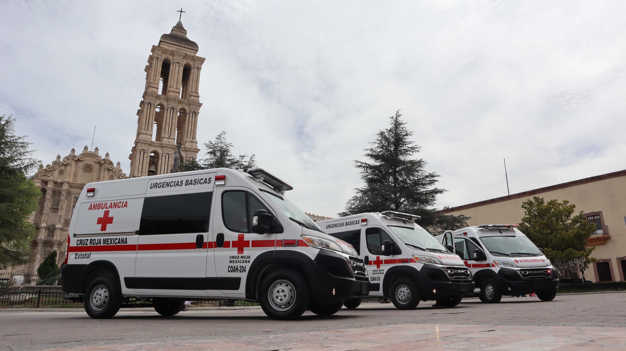 $!Ambulancias donadas por el Gobierno de Coahuila.