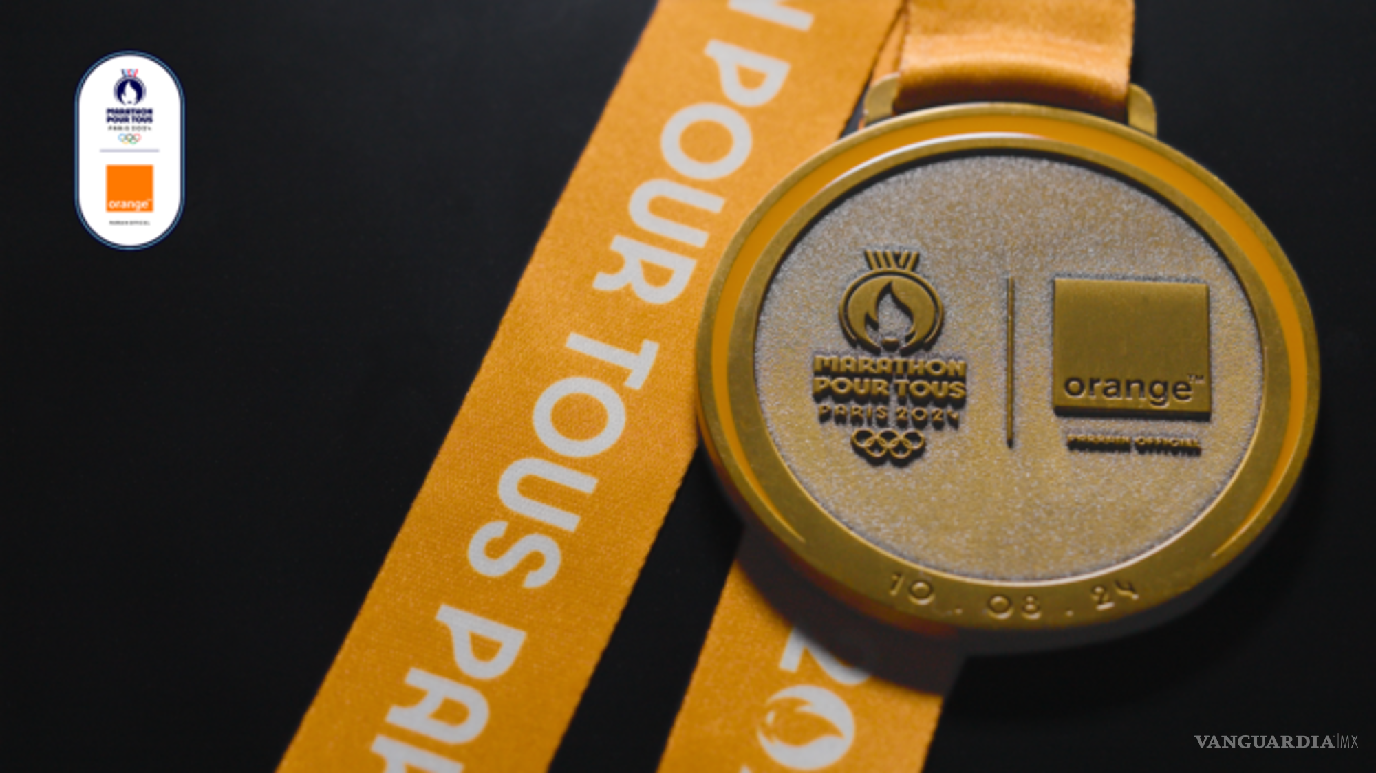 $!Esta sería la medalla oficial que se entregaría a los participantes.