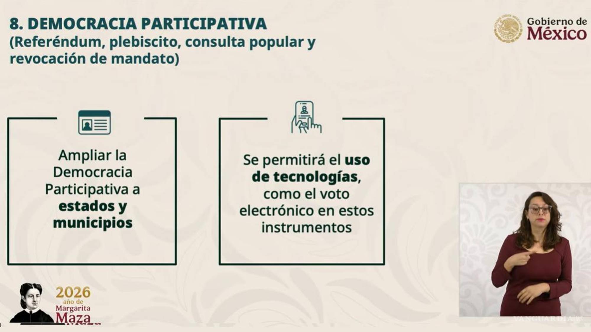$!Presenta Sheinbaum su Reforma Electoral... adiós listas de partidos para plurinominales, se mantienen 500 diputados y 25% menos para elecciones
