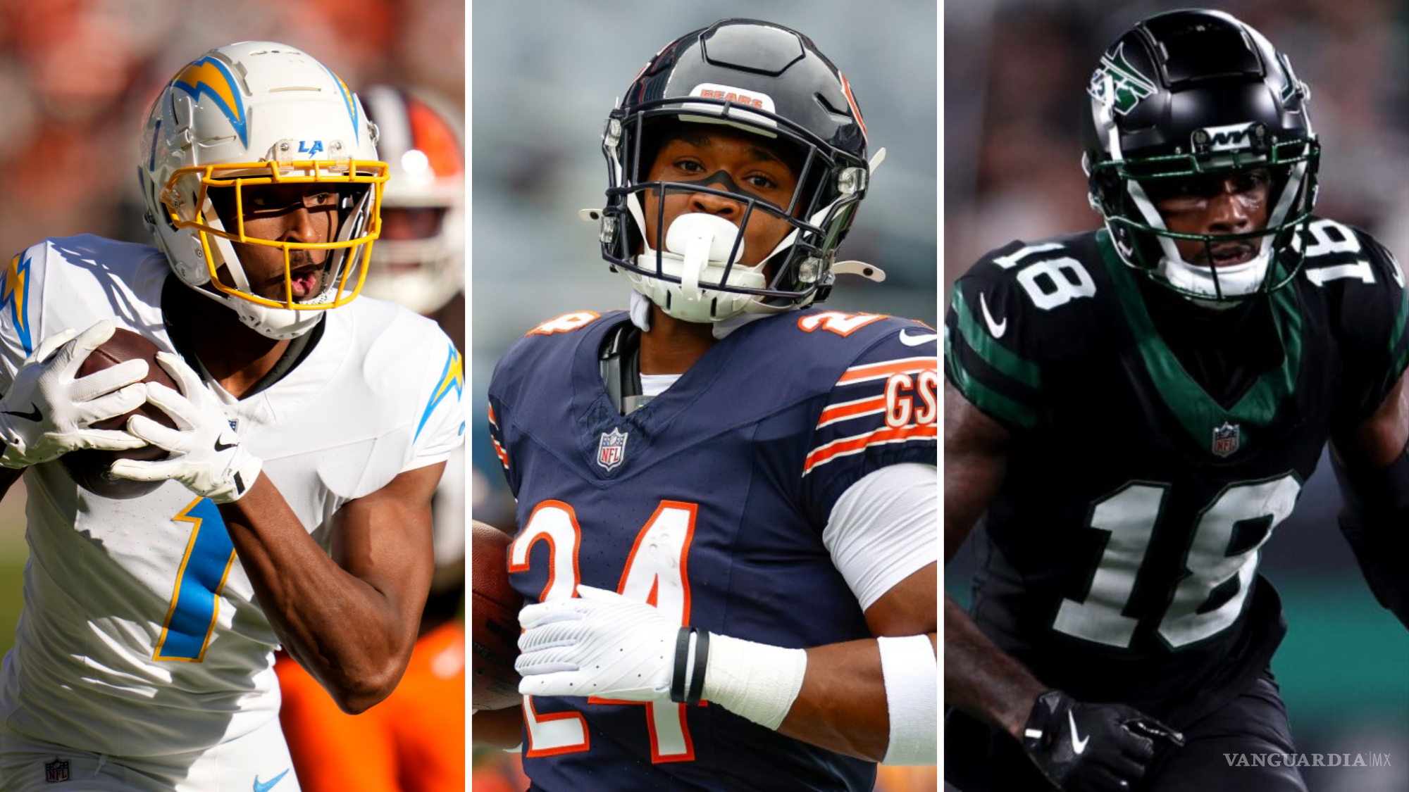 Khalil Herbert, Mike Williams o Quentin Johnston, ¿a quién elegir en el Fantasy para la Semana 10 de la Temporada 2024 de la NFL?