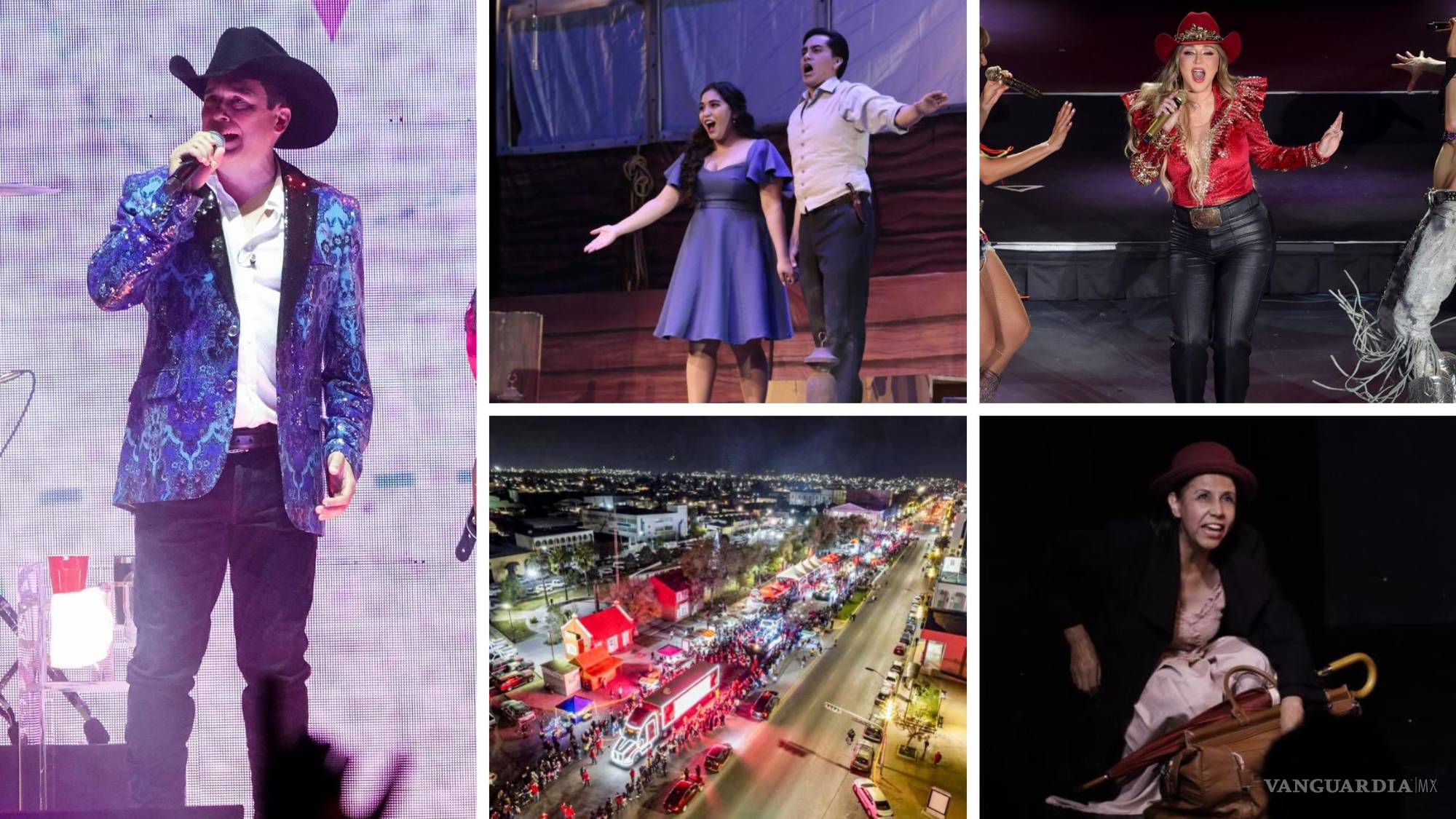 ¿Qué hacer en Saltillo? Posada con Bobby Pulido y Alicia Villarreal, concierto de ópera, obra musical, festival de monólogos y desfile Coca-Cola
