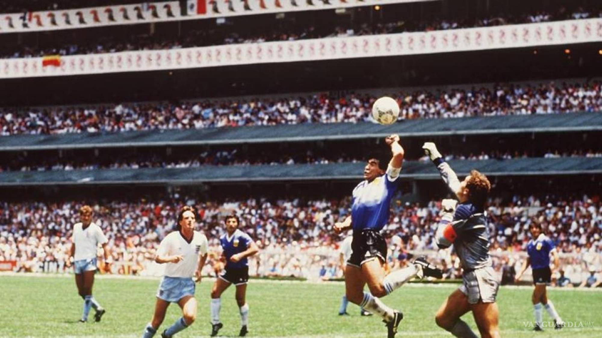 $!”La Mano de Dios” de Maradona en México 1986.