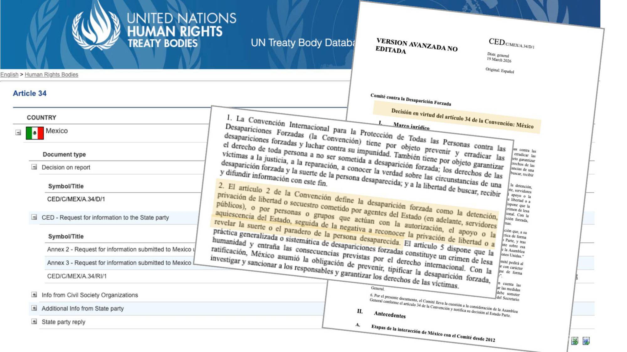 $!Policías de Humberto Moreira y Jorge Torres secuestraron para los Zetas en Coahuila: ONU