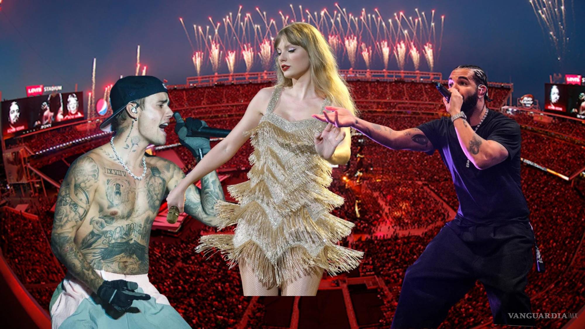 ¿Taylor Swift, Drake o Justin Bieber? ¿Quién será el artista del Show de Medio Tiempo del Super Bowl?