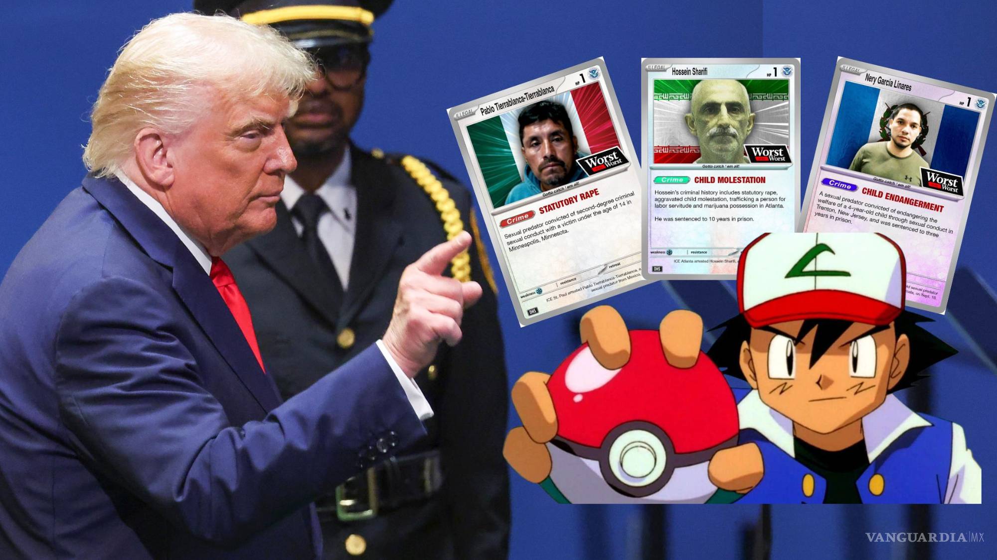 ¡Atrápalos a todos! ‘Usa’ Trump canción de Pokémon en campaña de deportación de migrantes 