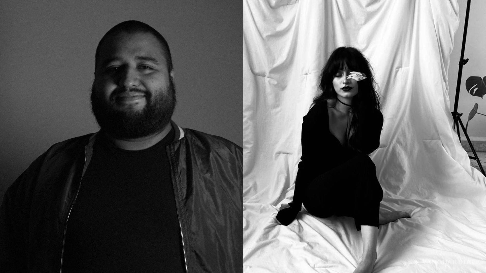 $!Abraham Cisneros y Frida Lucía, creadores del proyecto “Gráfica Saltillo”.