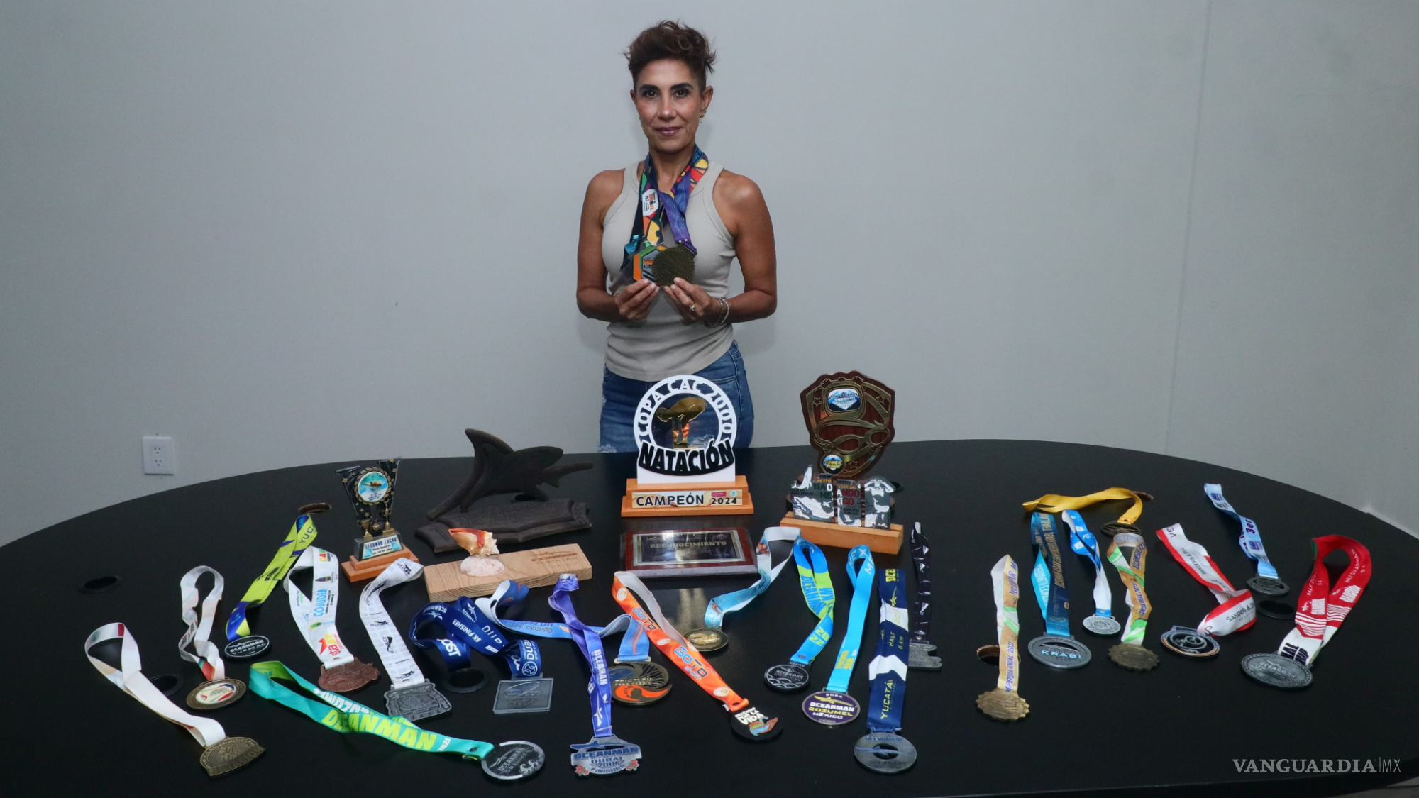 $!Rocío atesora cada una de las medallas que ha traído consigo de cada competencia.