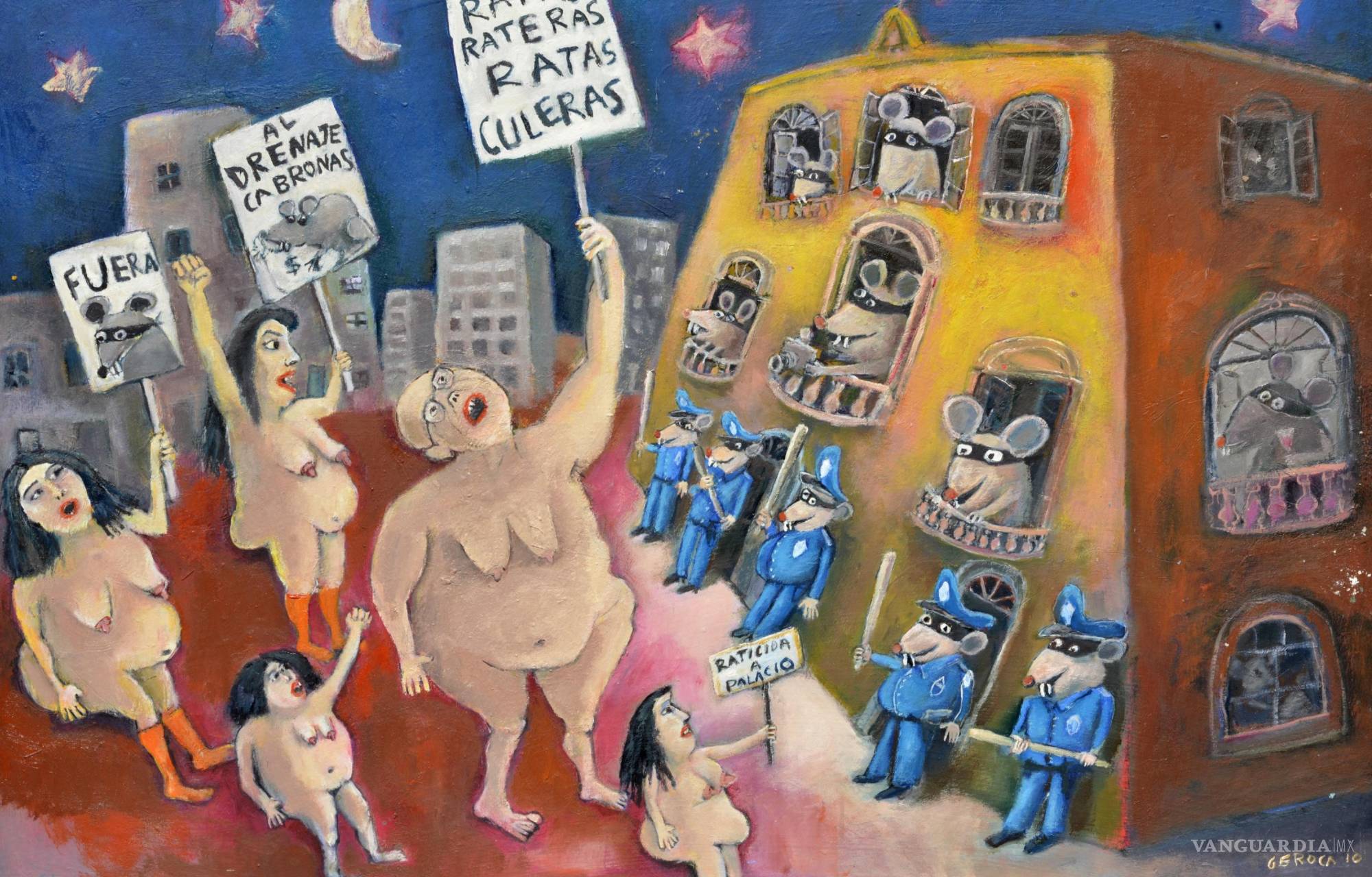 $!Protestan encuerados, 2010.