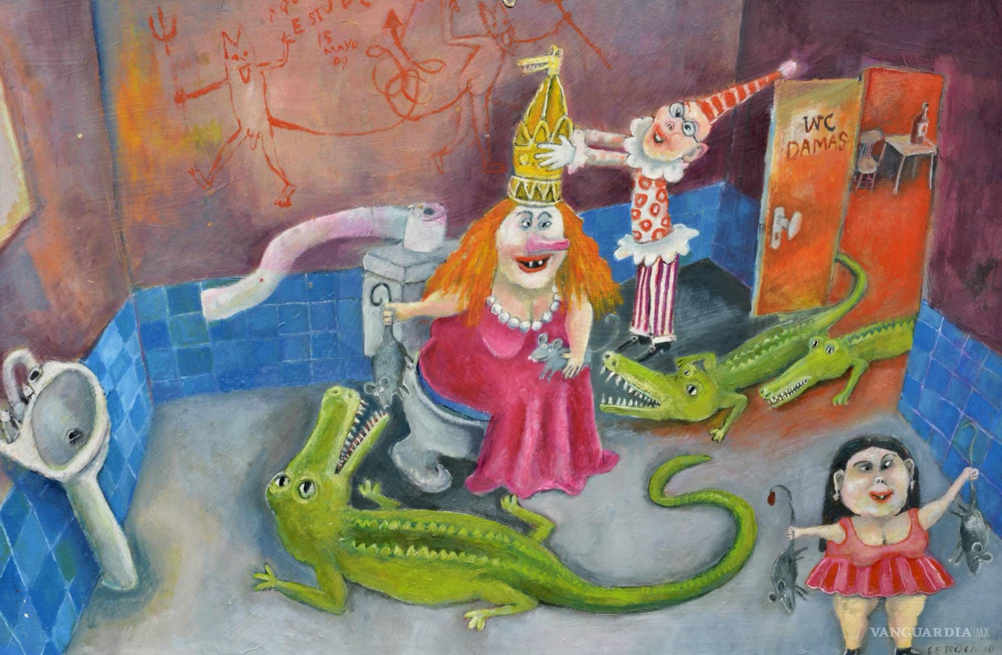 $!”La reina de los cocodrilos”, Geroca, 2010.