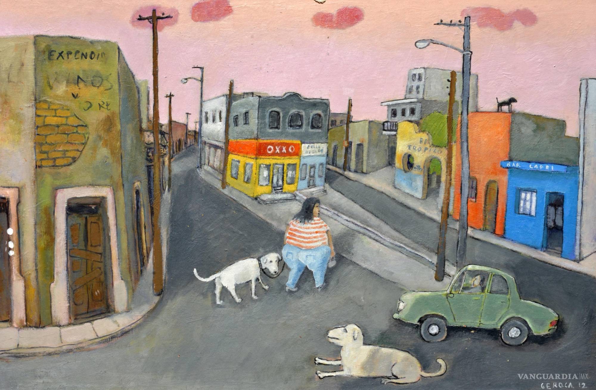 $!El cambio llegó en 2012. Obra “Los perros”, Geroca, 2012.