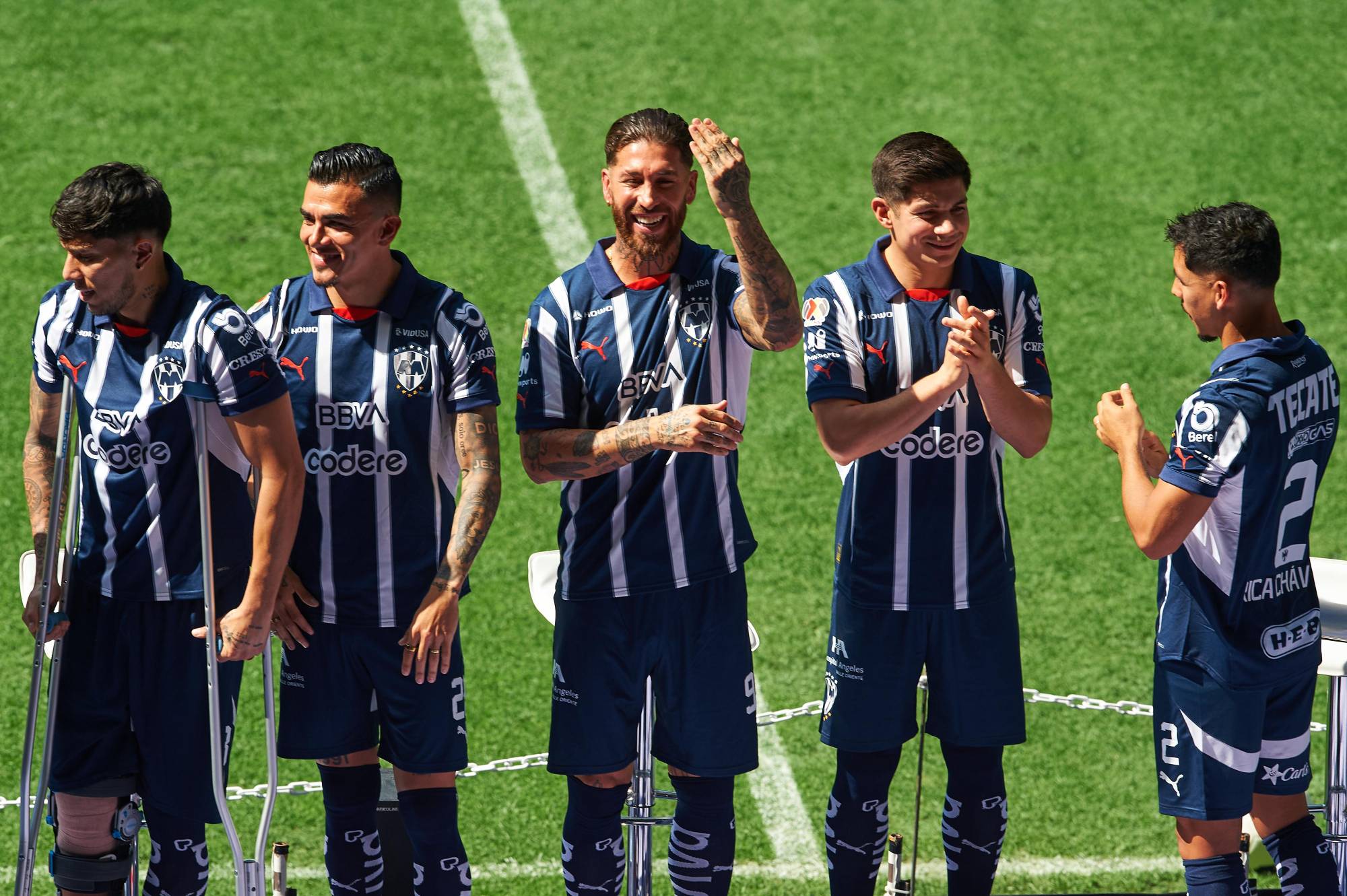 $!Ramos fue presentado frente a sus nuevos compañeros.