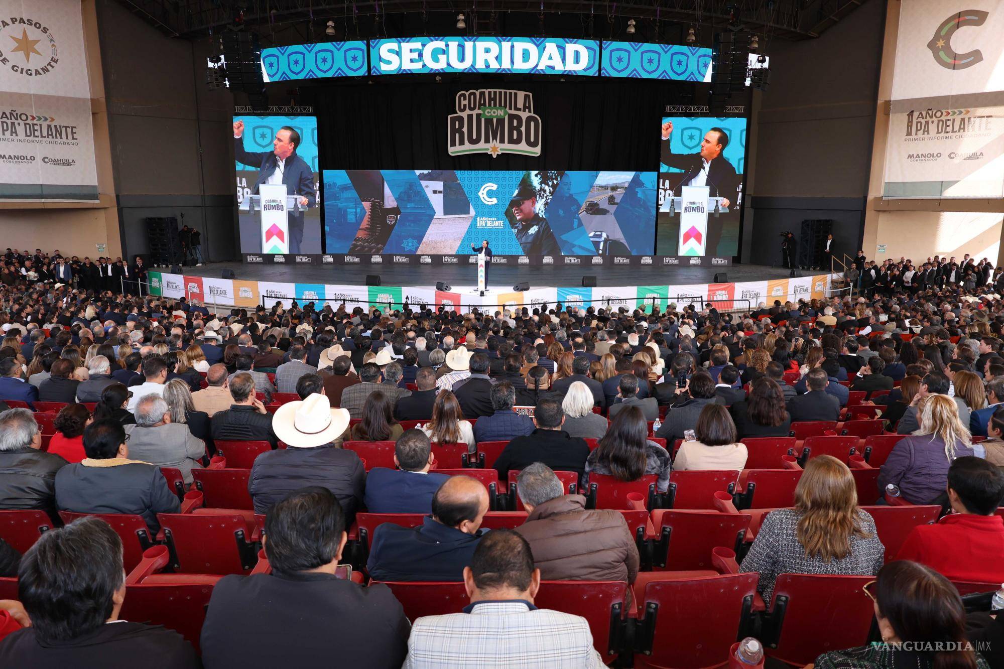 $!El Mandatario resaltó la consolidación en materia de seguridad y la atracción de inversiones.