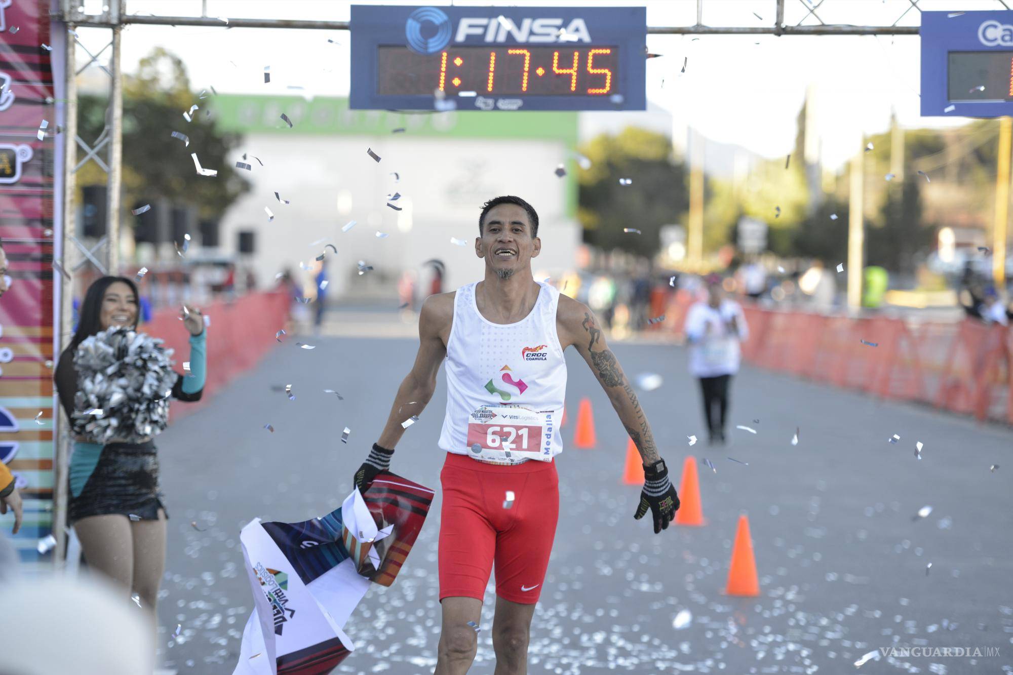 $!Jesús Torres Vázquez fue el primero en llegar a la línea de meta.