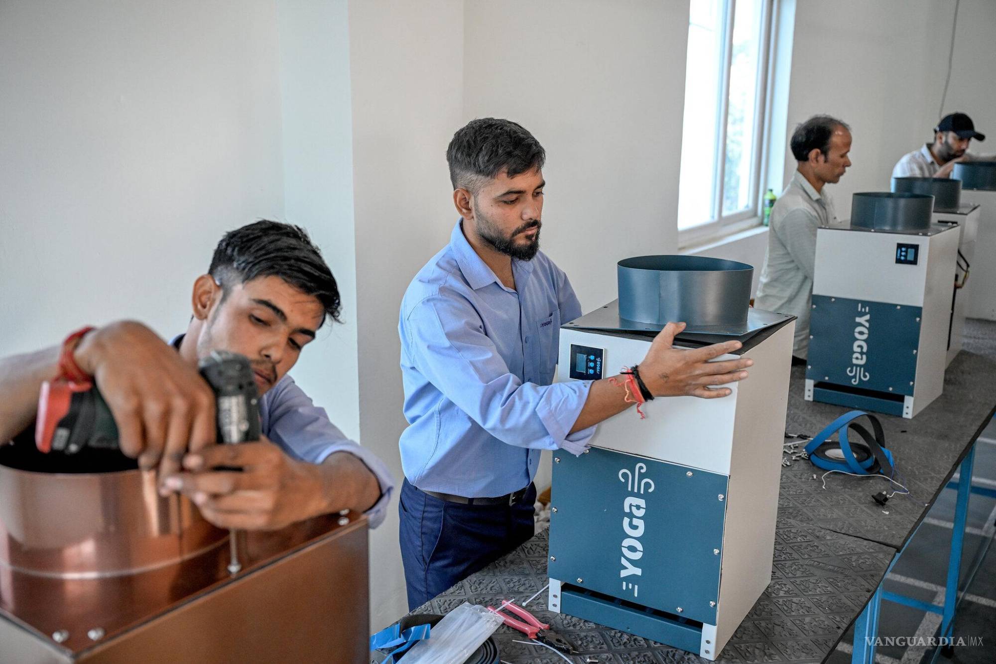 En India, agobiada por la contaminación, ellos respiran distinto