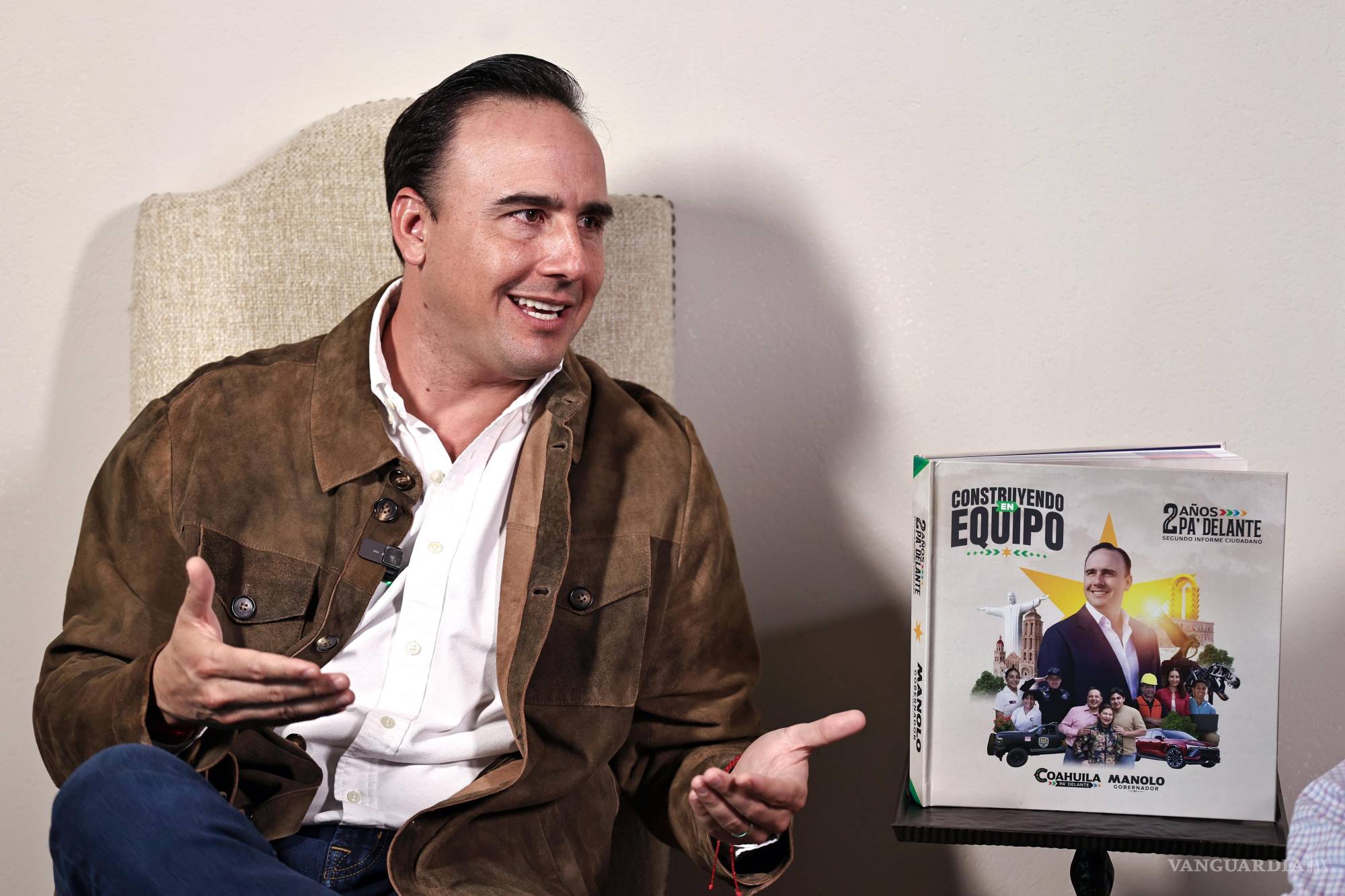 $!Vanguardia tuvo una entrevista exclusiva con el gobernador Manolo Jiménez, quien habló de los retos que traerá el 2026.