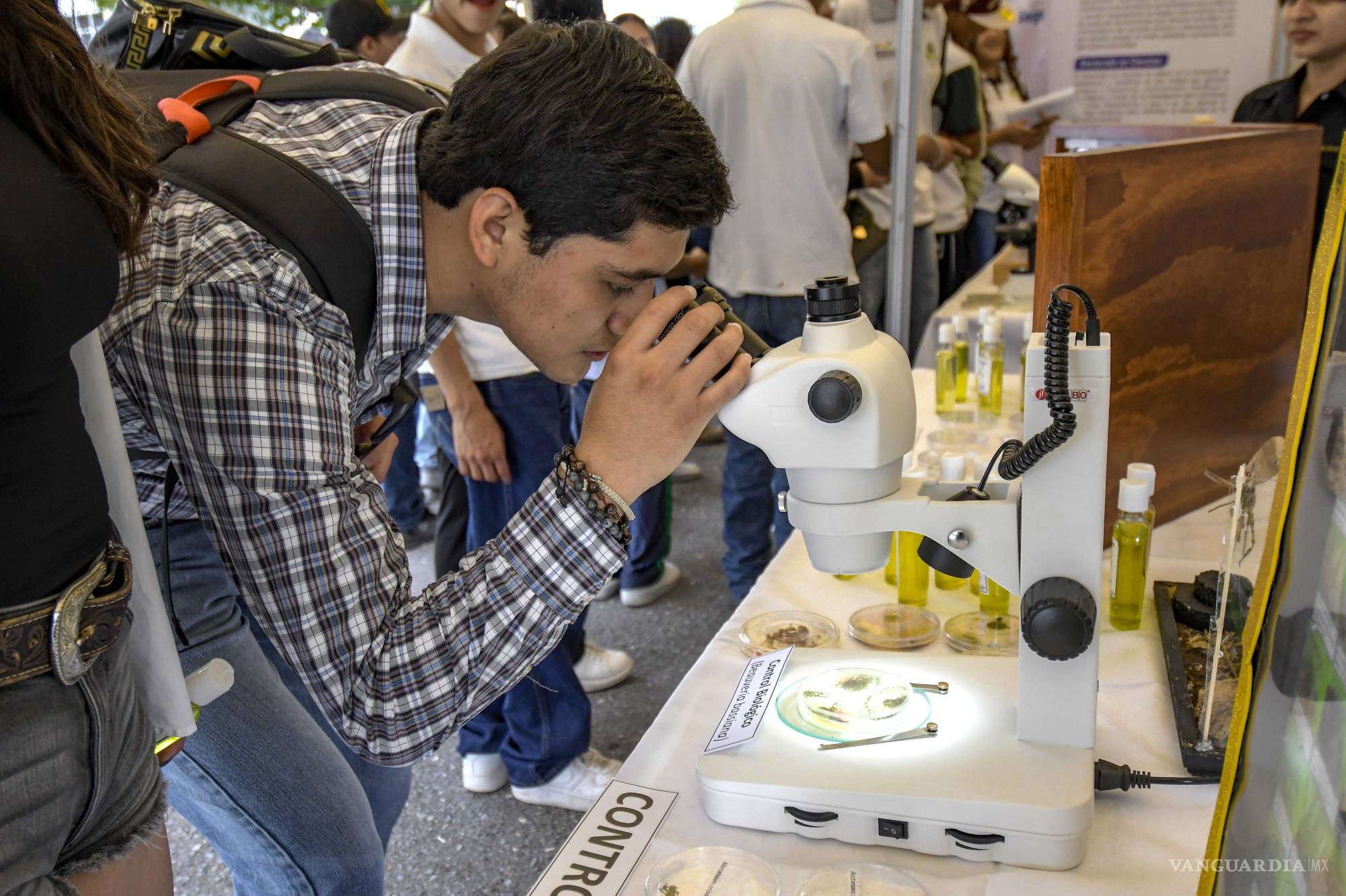 $!Estudiantes disfrutan de actividades recreativas y académicas en los pabellones.