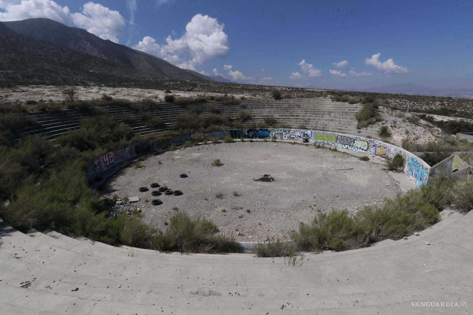 $!Pocos saben de la existencia de la plaza de toros construida en las faldas de la Sierra Zapalinamé; su propietario nunca la inauguró.