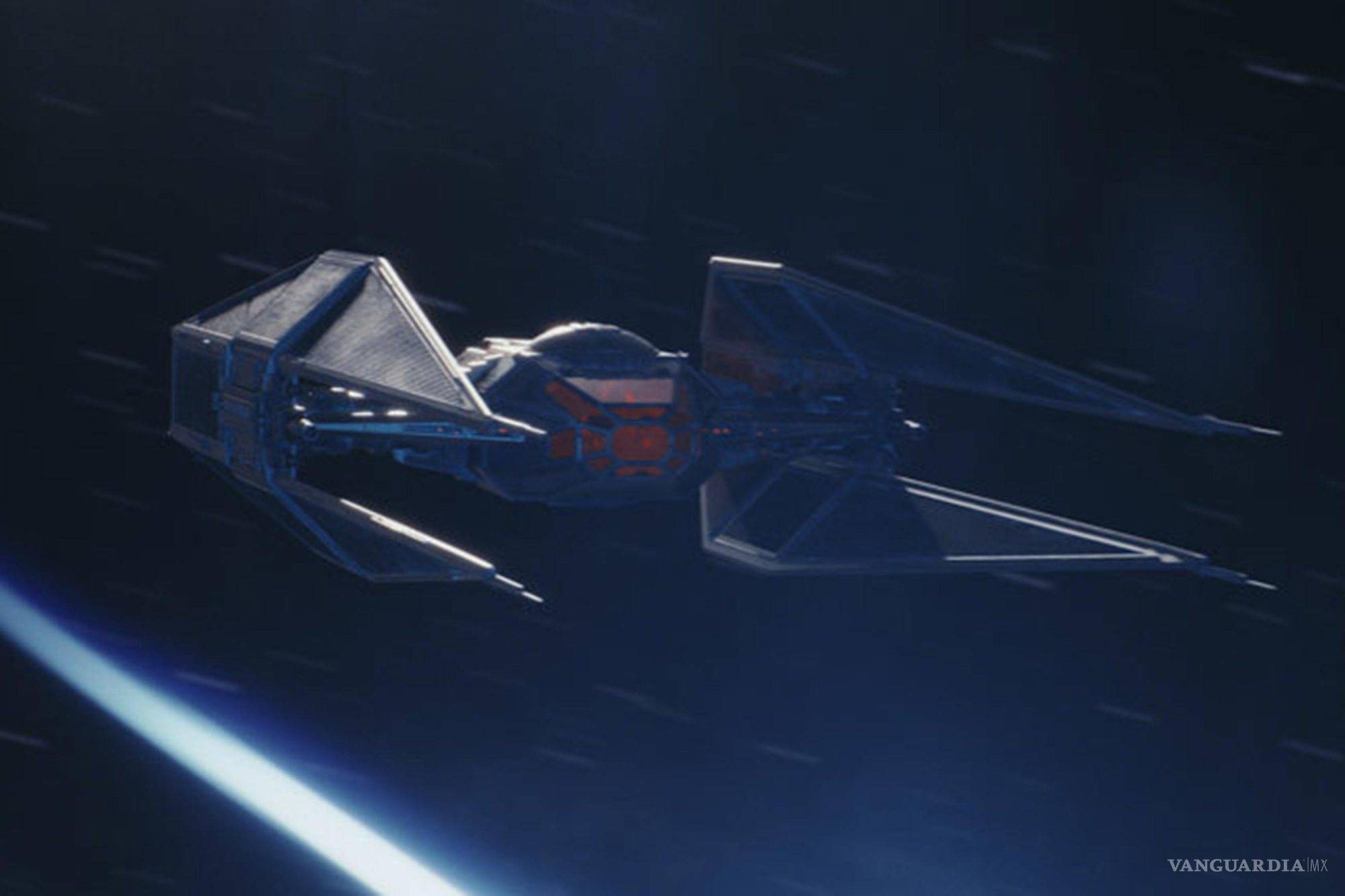 $!Primera imágen del “TIE Silencer” de Kylo Ren en “Star Wars VIII: Los últimos Jedi”