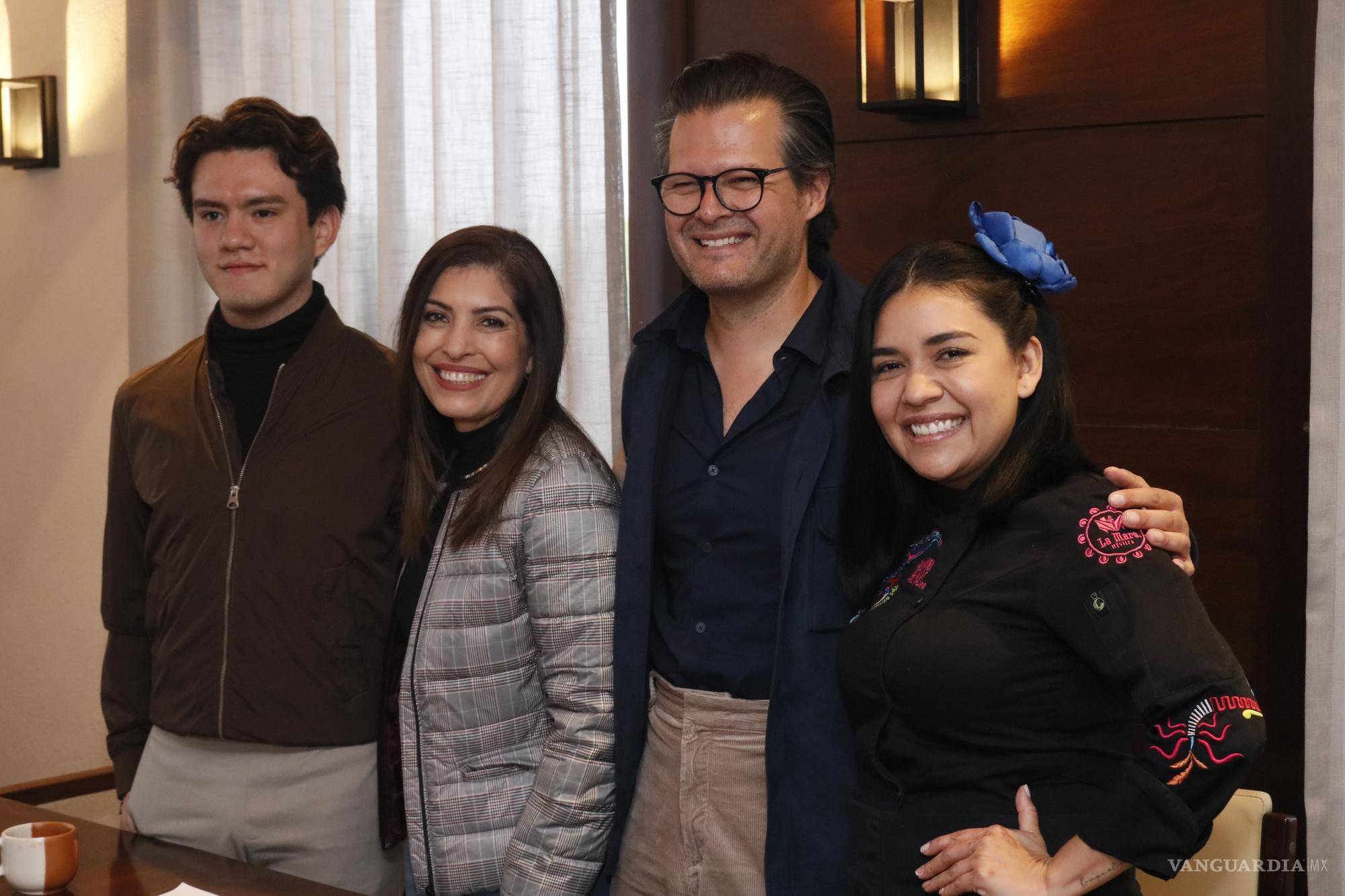 $!Ángel Bustillos Carrasco, Ana Sofía García Camil, Natanael Espinoza y Mayra Arenas.