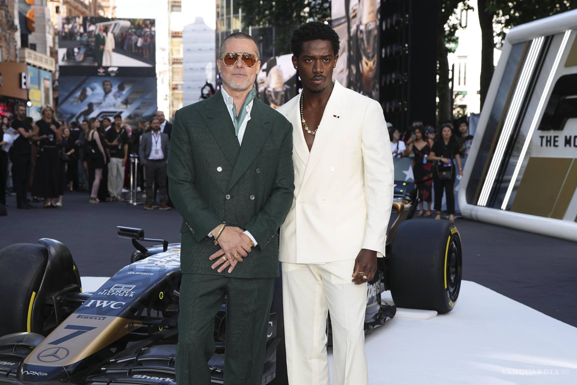 $!Brad Pitt y Damson Idris son los protagonistas de este drama sobre ruedas.