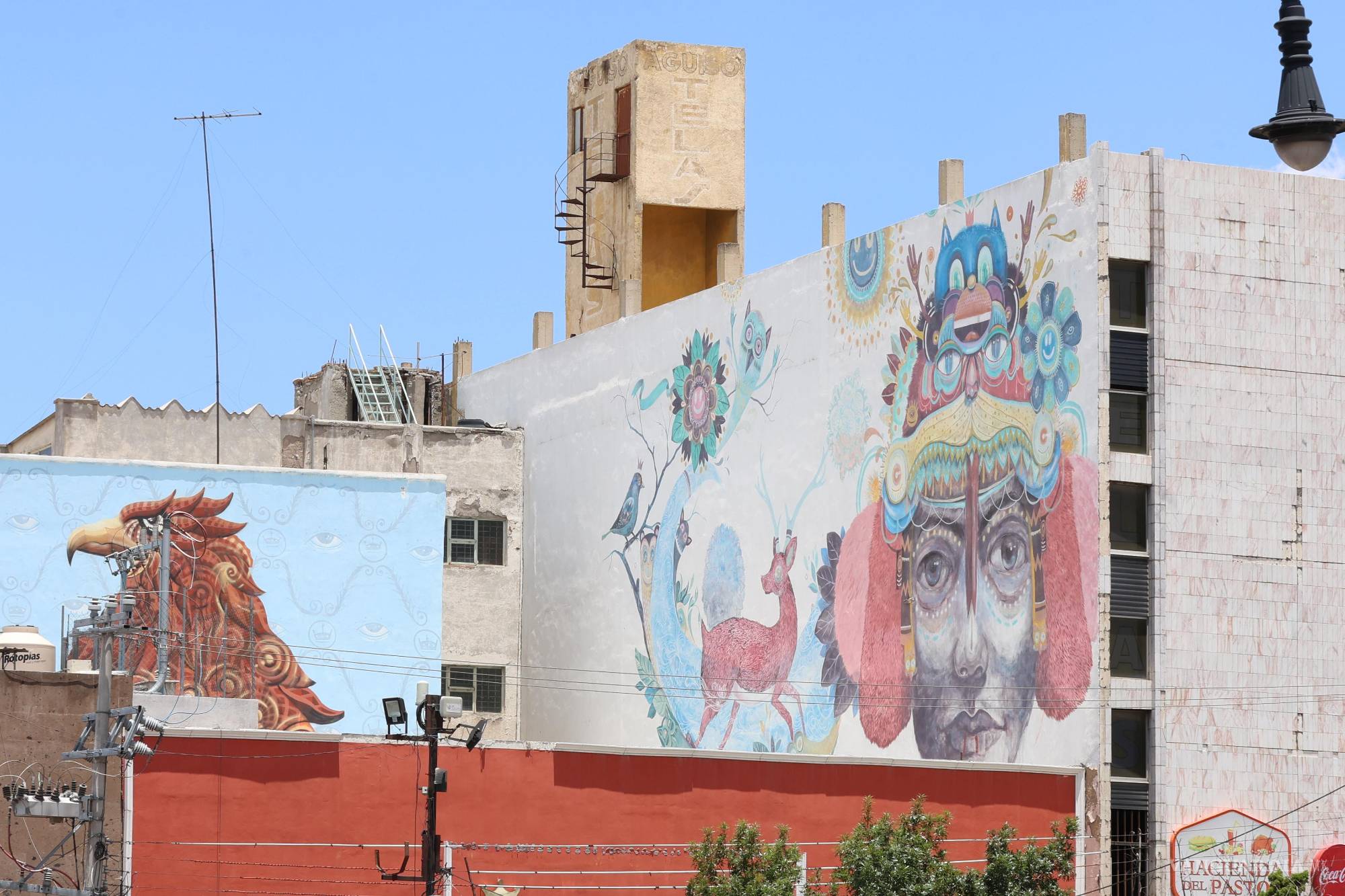 $!Mural Central. Raúl Sisniega y Jorge Tellaeche. 2015. Categoría: Naturaleza. Plaza Manuel Acuña