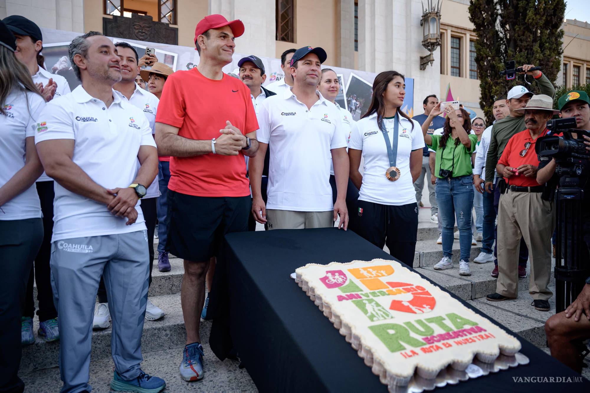 Acuden más de 20 mil personas al cumpleaños número 15 de la Ruta Recreativa de Saltillo