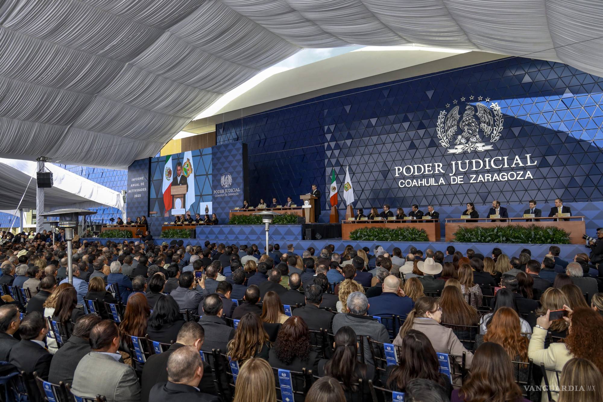 $!Autoridades estatales y del Poder Judicial encabezaron la inauguración del nuevo edificio judicial.