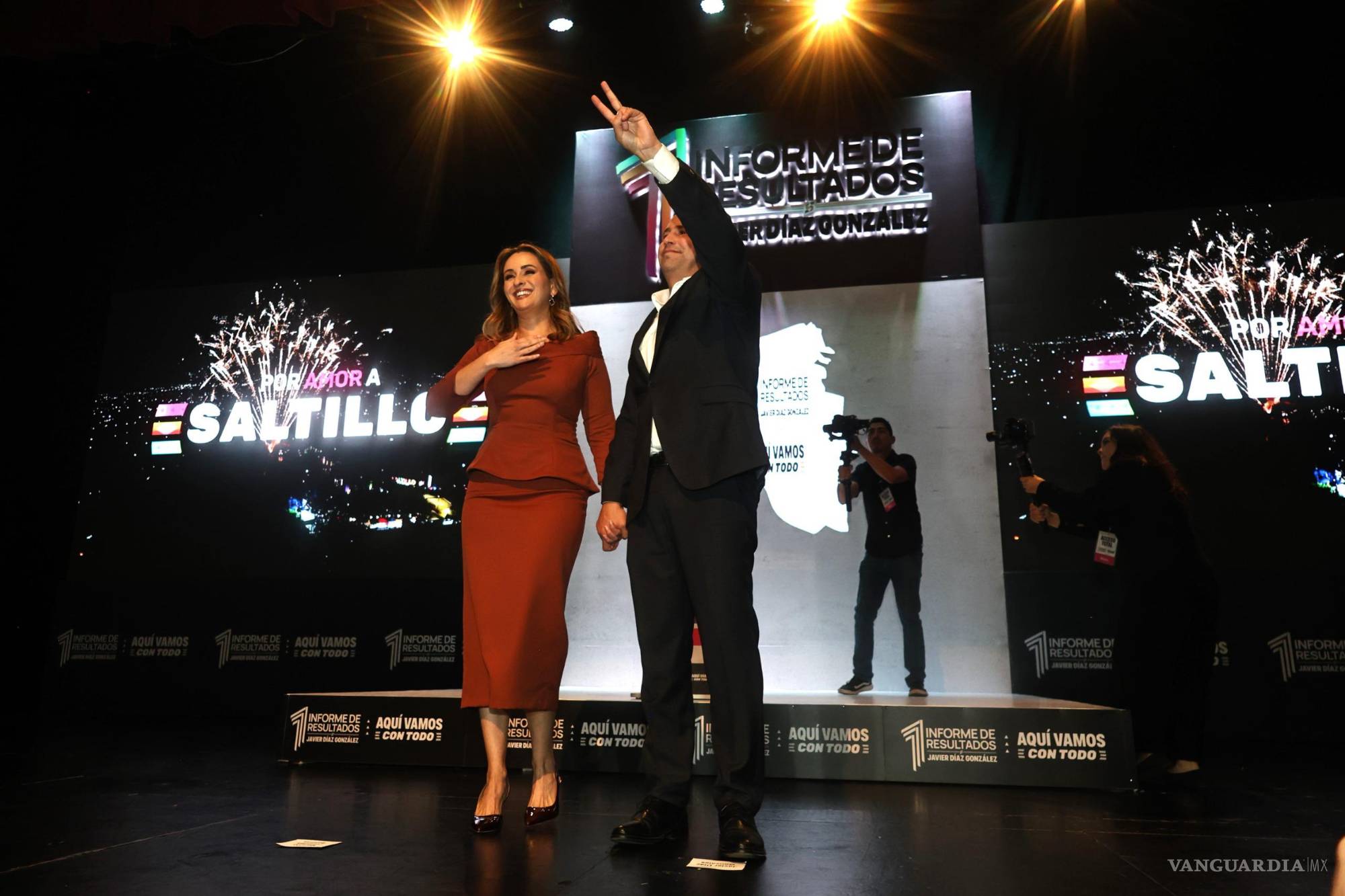 $!El alcalde destacó la instalación de 500 cámaras con reconocimiento facial como parte de la estrategia para fortalecer la seguridad en la capital coahuilense.