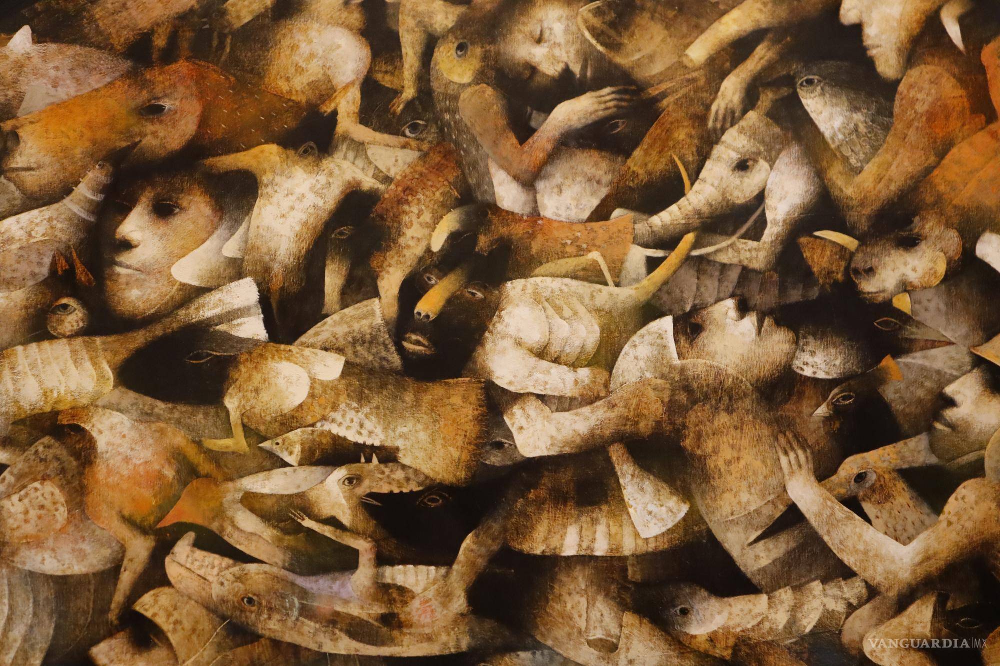 $!Detalle de una de las obras de Sabogal.