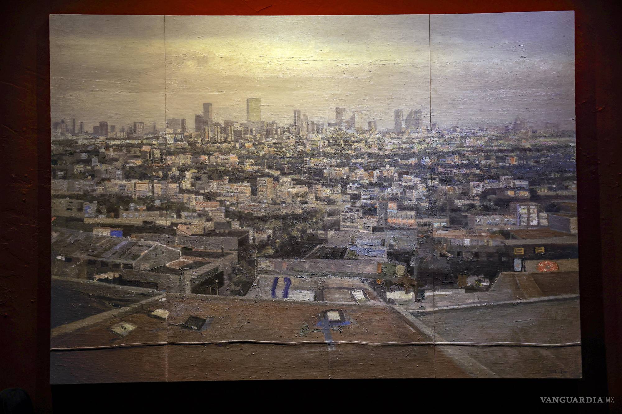 Lo abstracto y lo realista conviven en los paisajes de Carlos Farías en el Cerdo de Babel