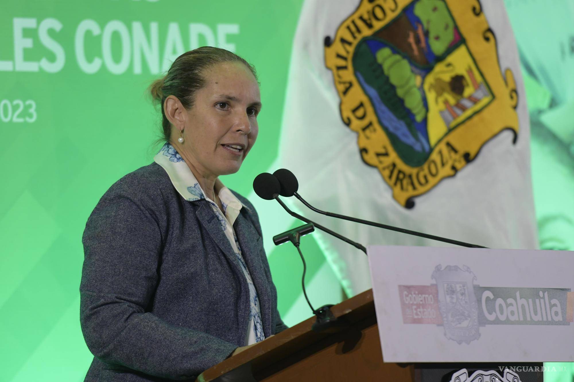 $!Alina Garza aseguró que los coahuilenses son inspiración para el deporte mexicano.