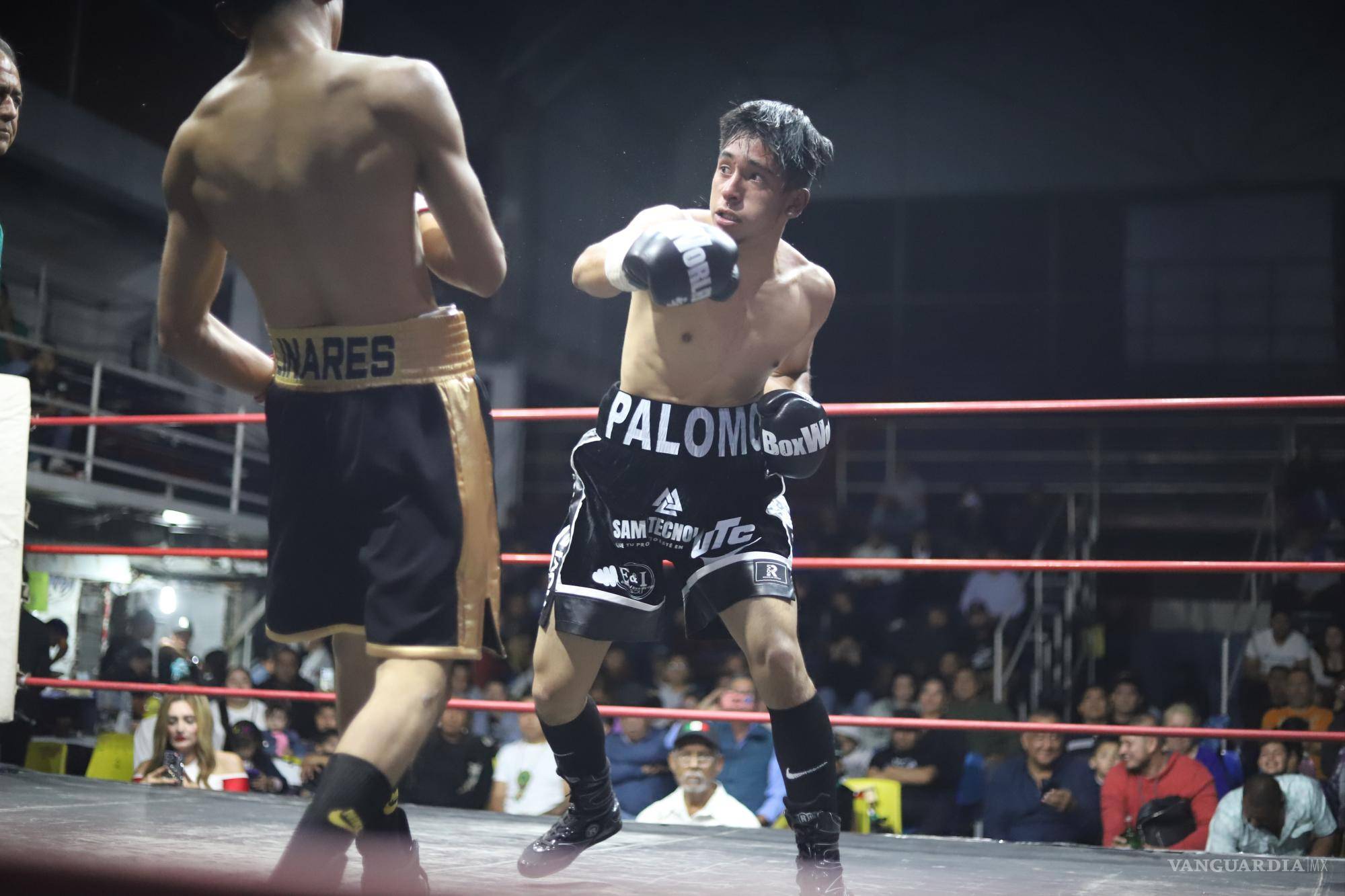 Noche de box en la Arena Pavillon del Norte: pugilistas enaltecen el ring en Saltillo