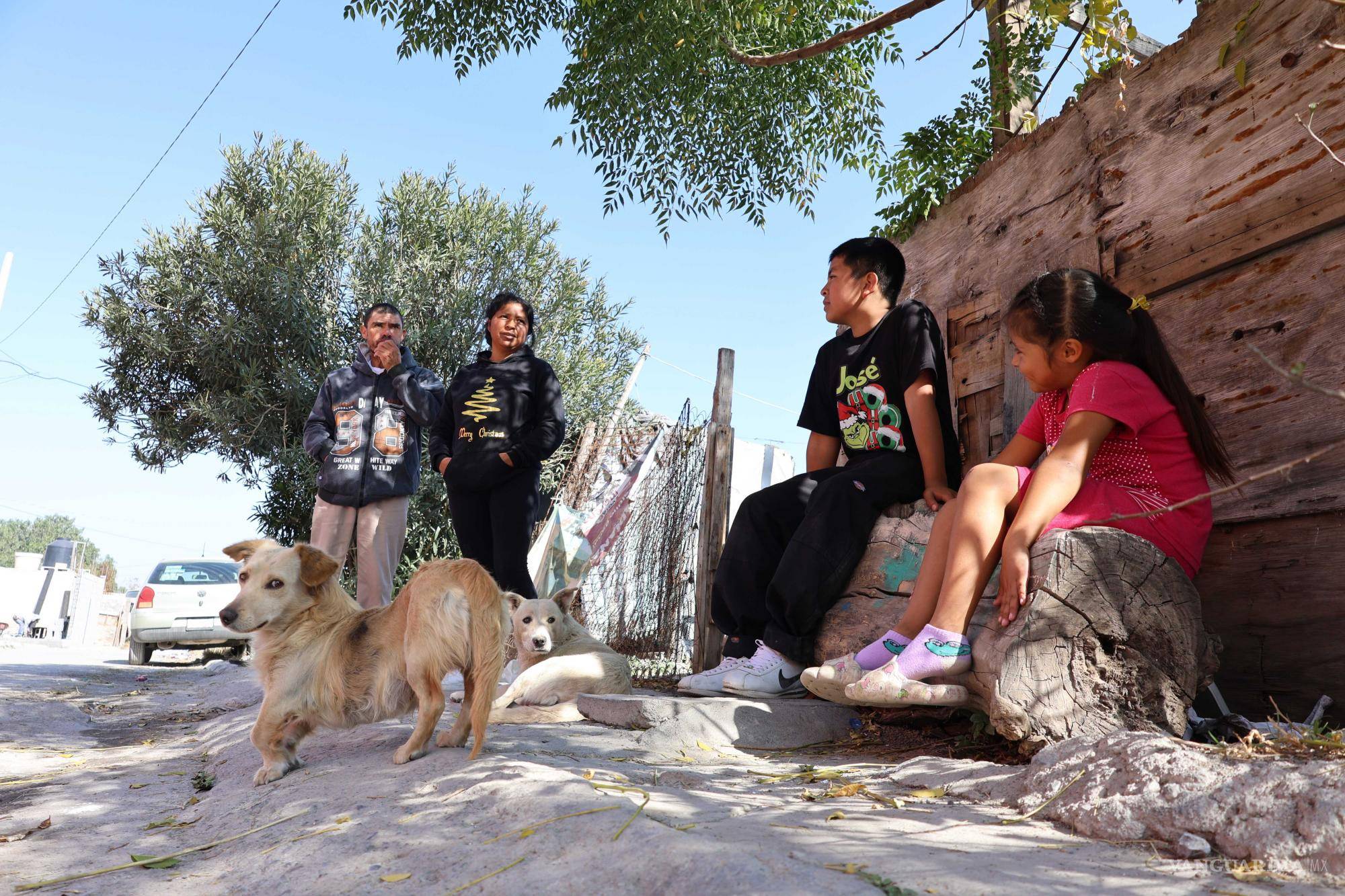 ¡Ellos también quieren conocer a Santa! Piden vecinos apoyo para organizar posada a niños de colonia marginada de Saltillo