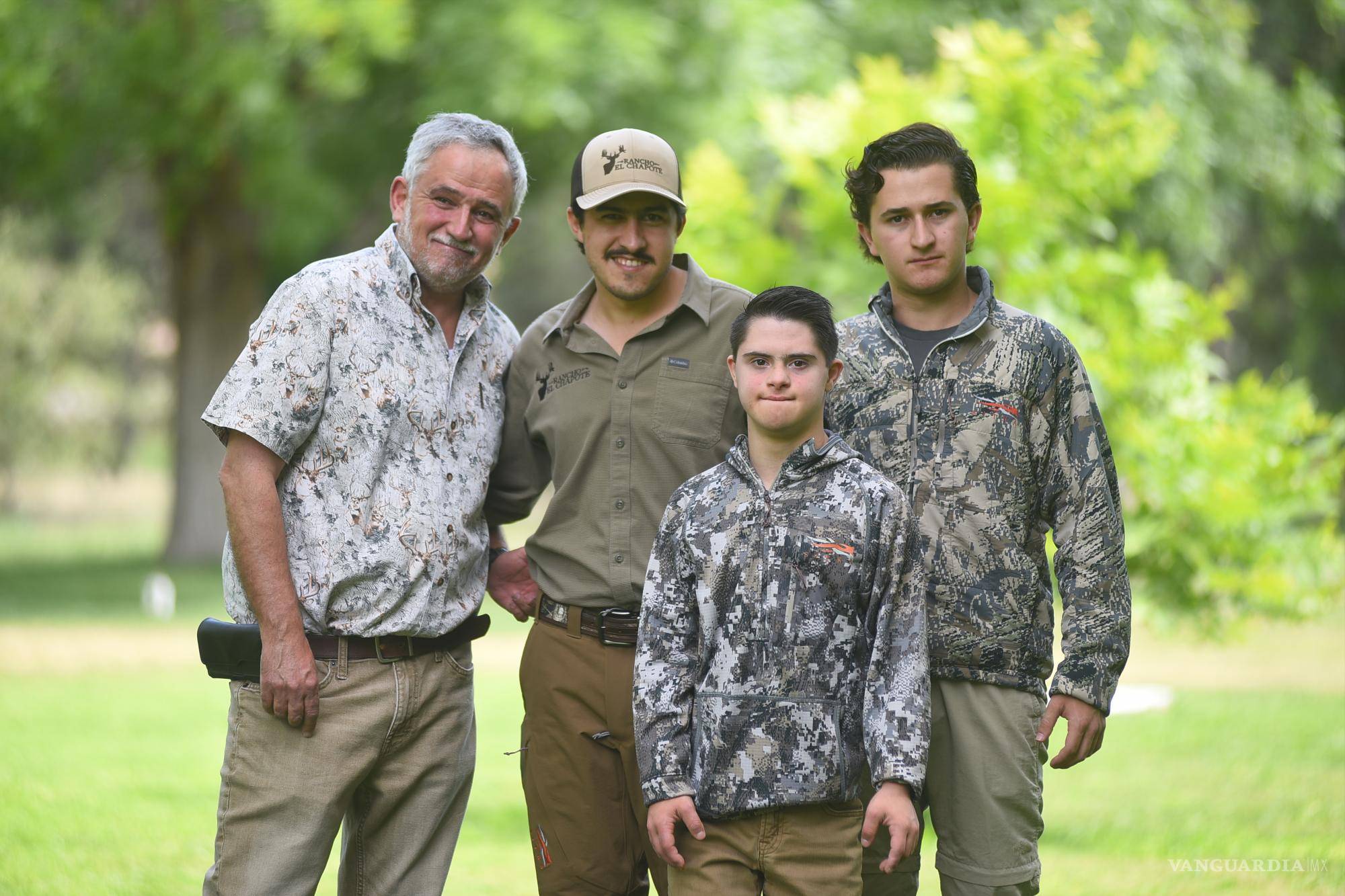 $!José Humberto Dávila López con sus hijos José Humberto, Ignacio y Leonardo Dávila.