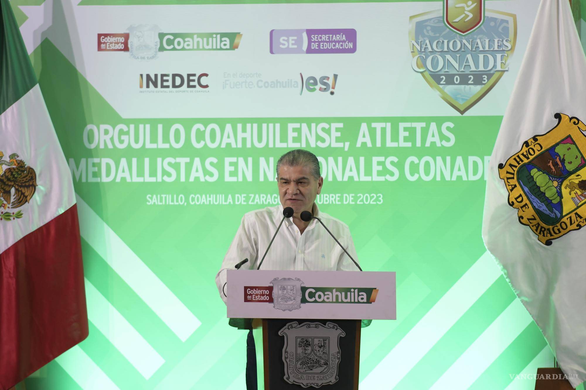 $!Riquelme agradeció a los atletas por su rendimiento en esta justa.