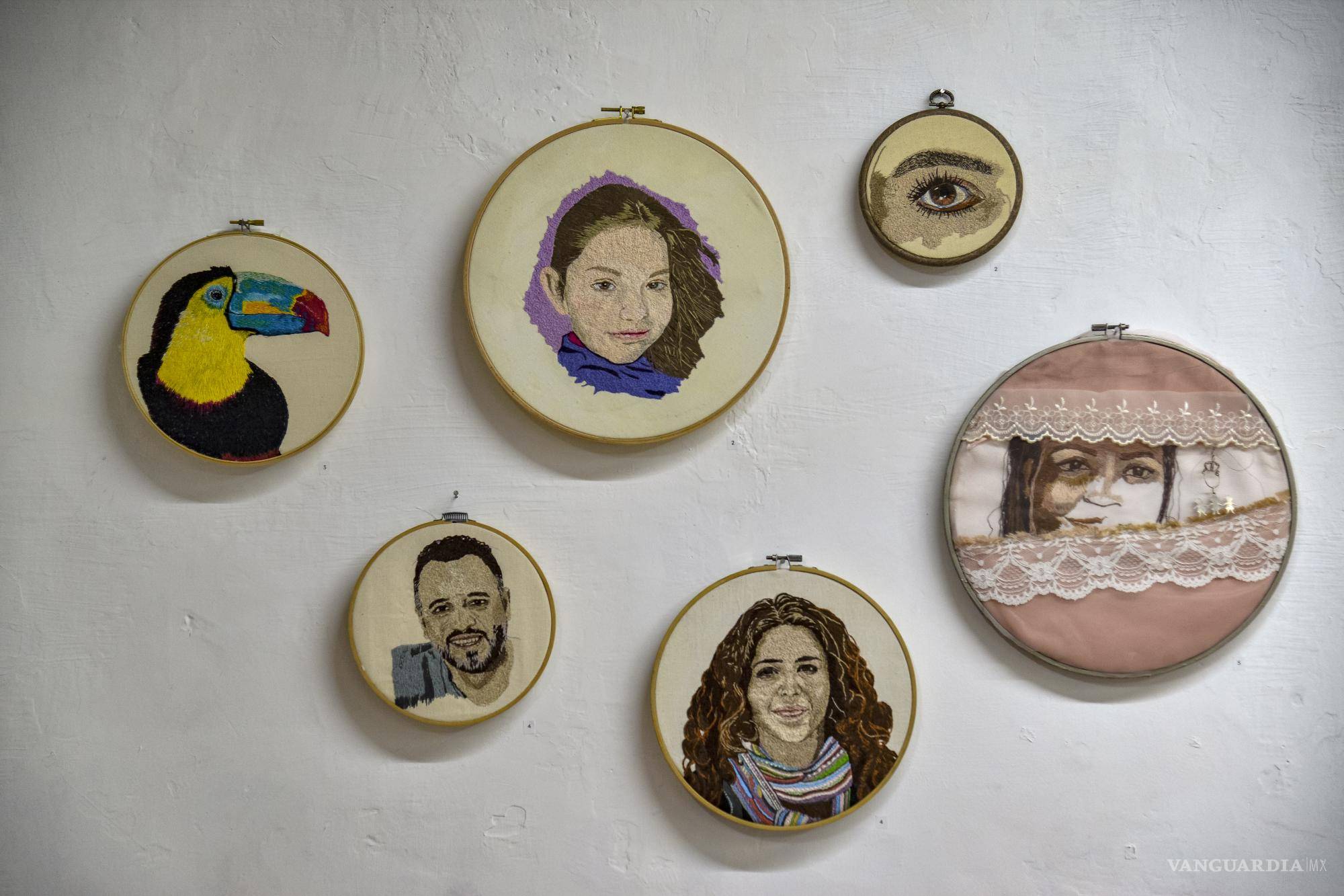 $!Las piezas de la exposición muestran las habilidades de las participantes.