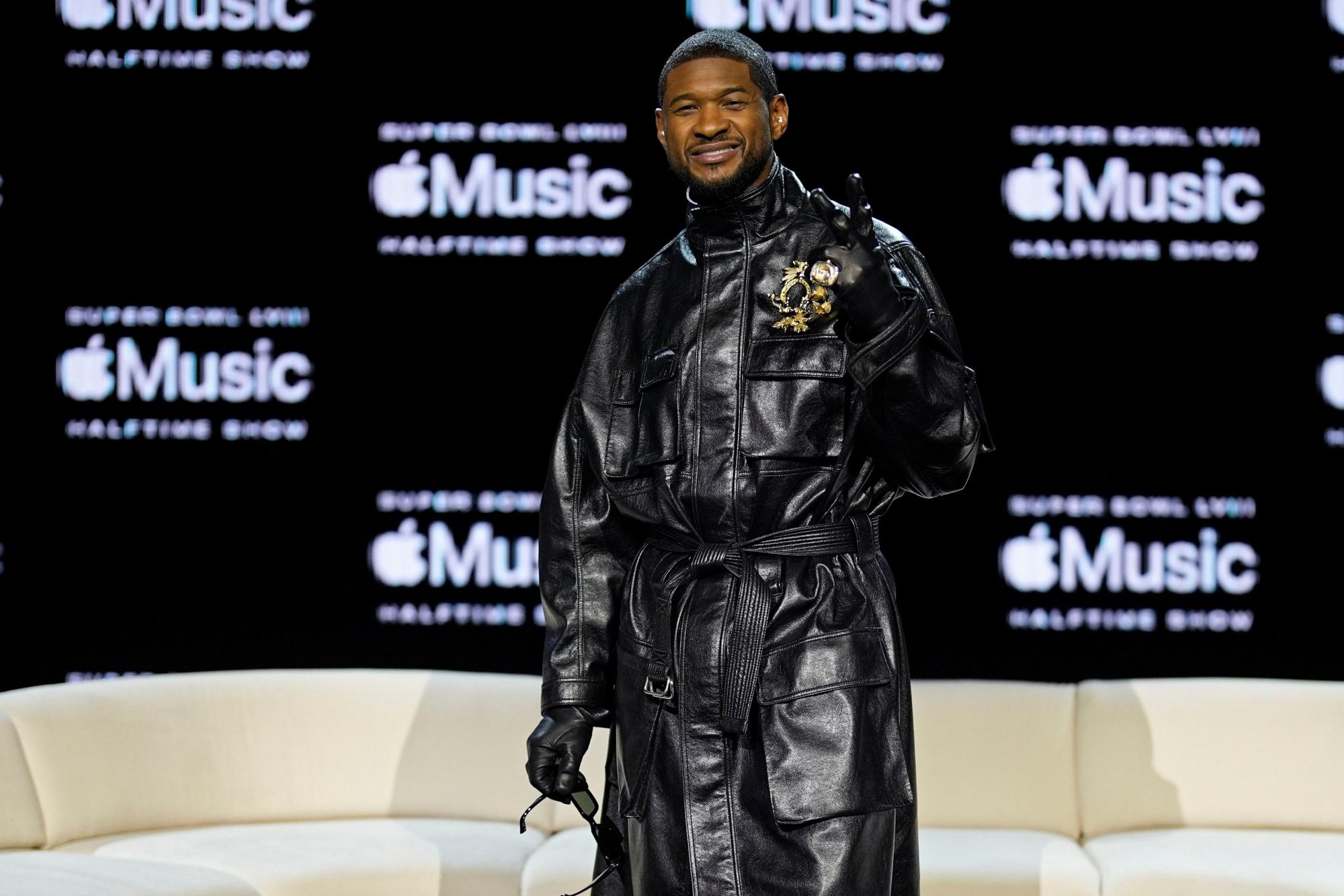 $!Usher es encargado del Halftime del Super Bowl LVIII, mismo que será patrocinado por Apple.